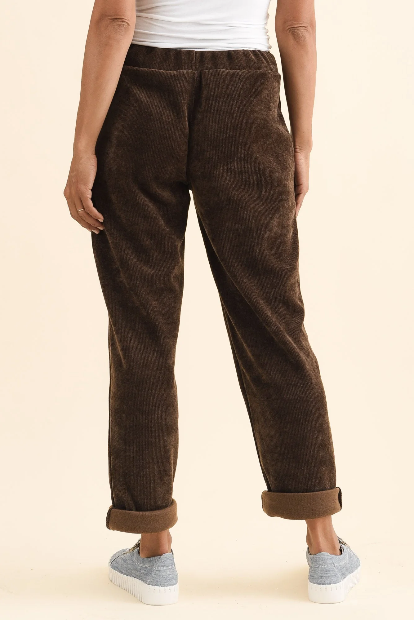 Agatti Chocolate Drawstring Pants - Image 5