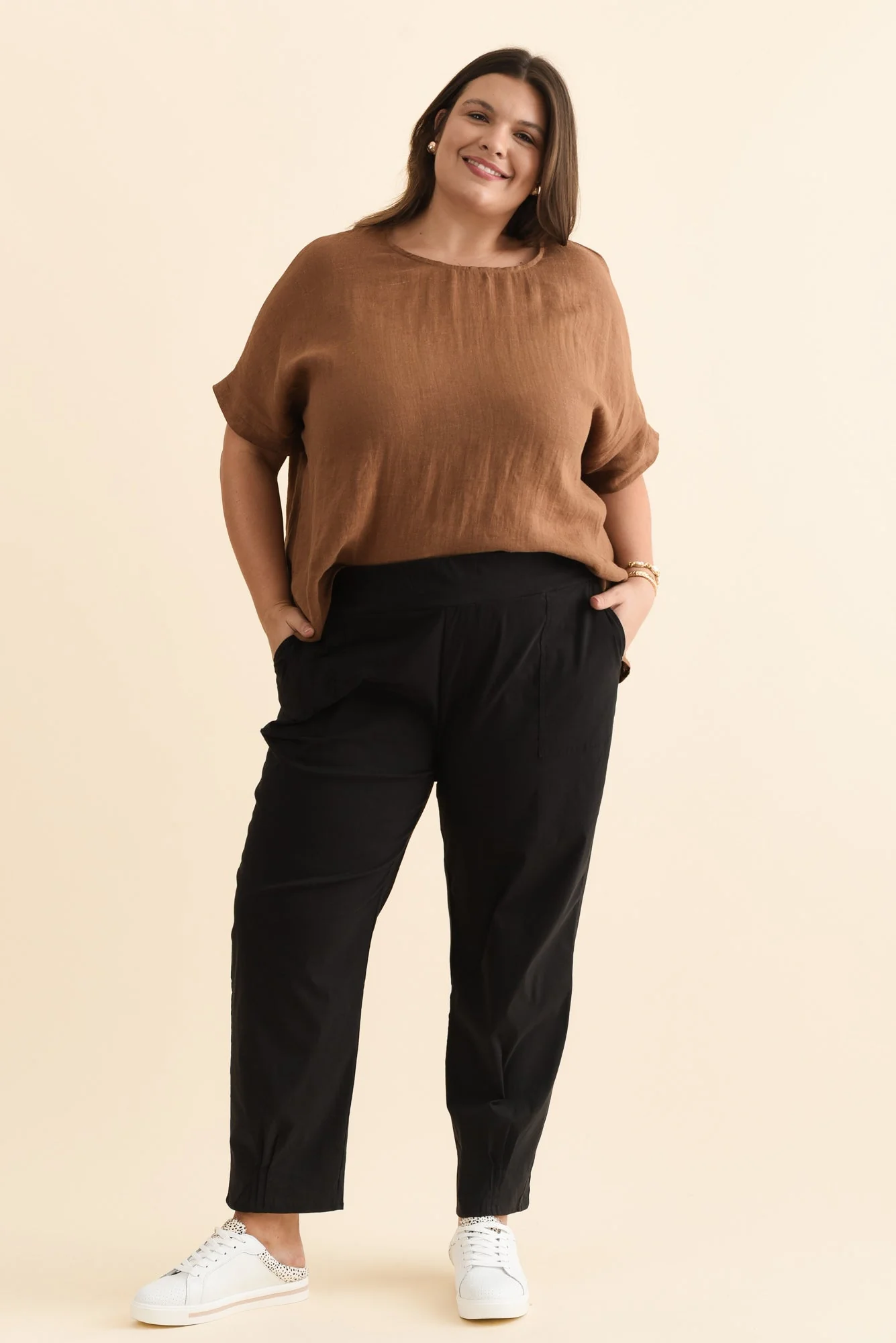 Air-Lite Black Stretch Pocket Pants - Image 9