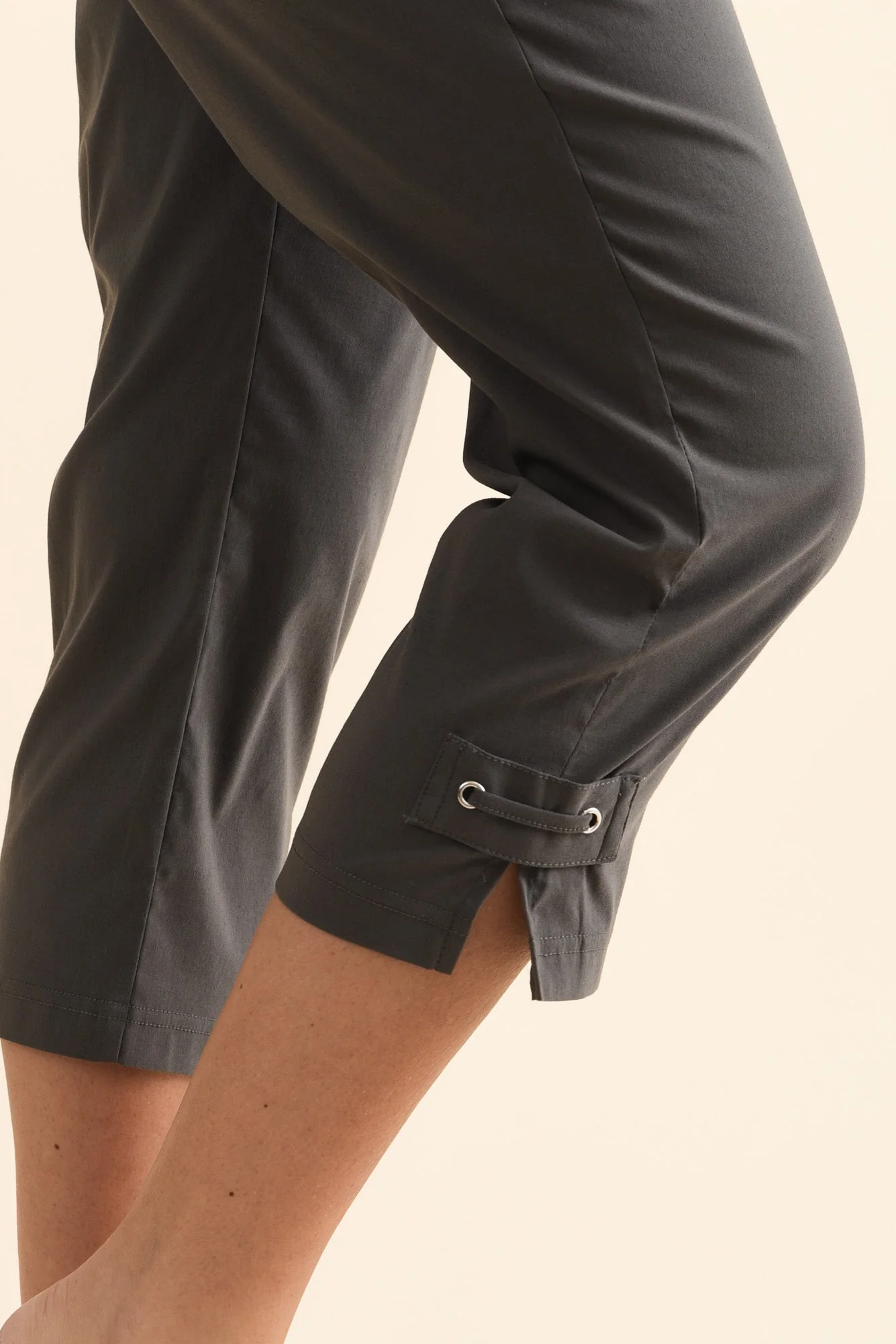 Air-Lite Charcoal Stretch Capri Pants - Image 6