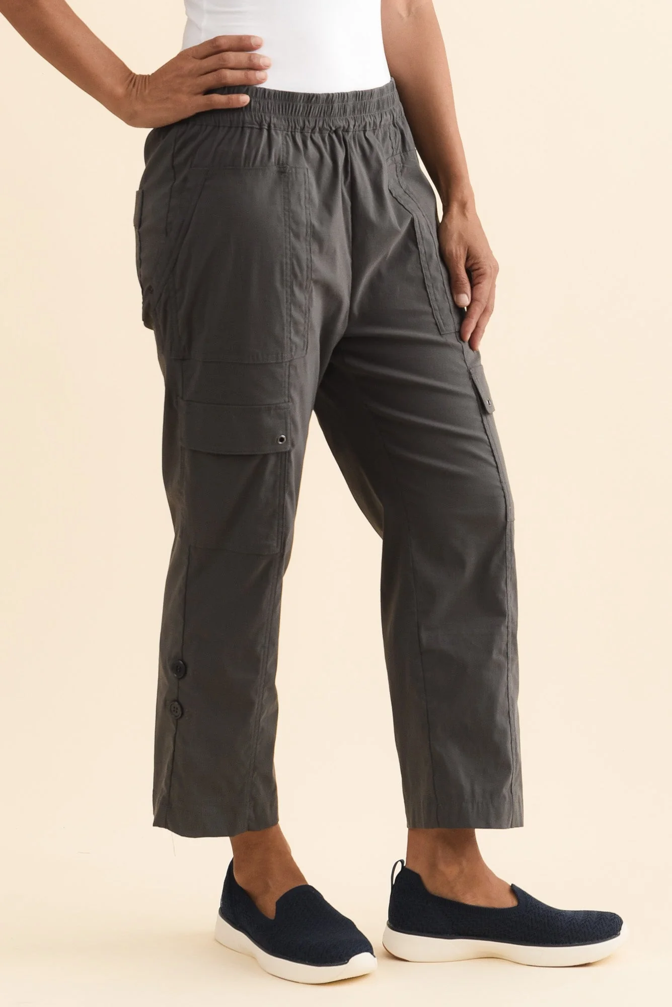 Air-Lite Charcoal Stretch Cargo Pants - Image 4