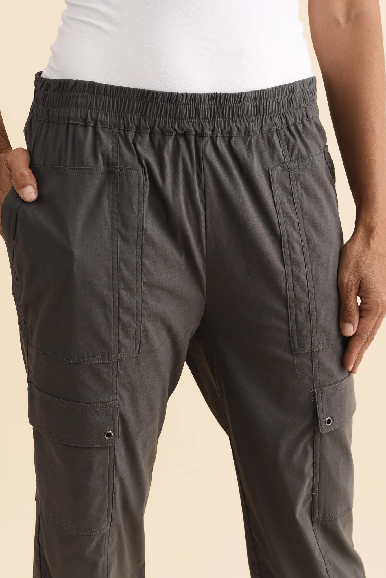 Air-Lite Charcoal Stretch Cargo Pants - Image 6