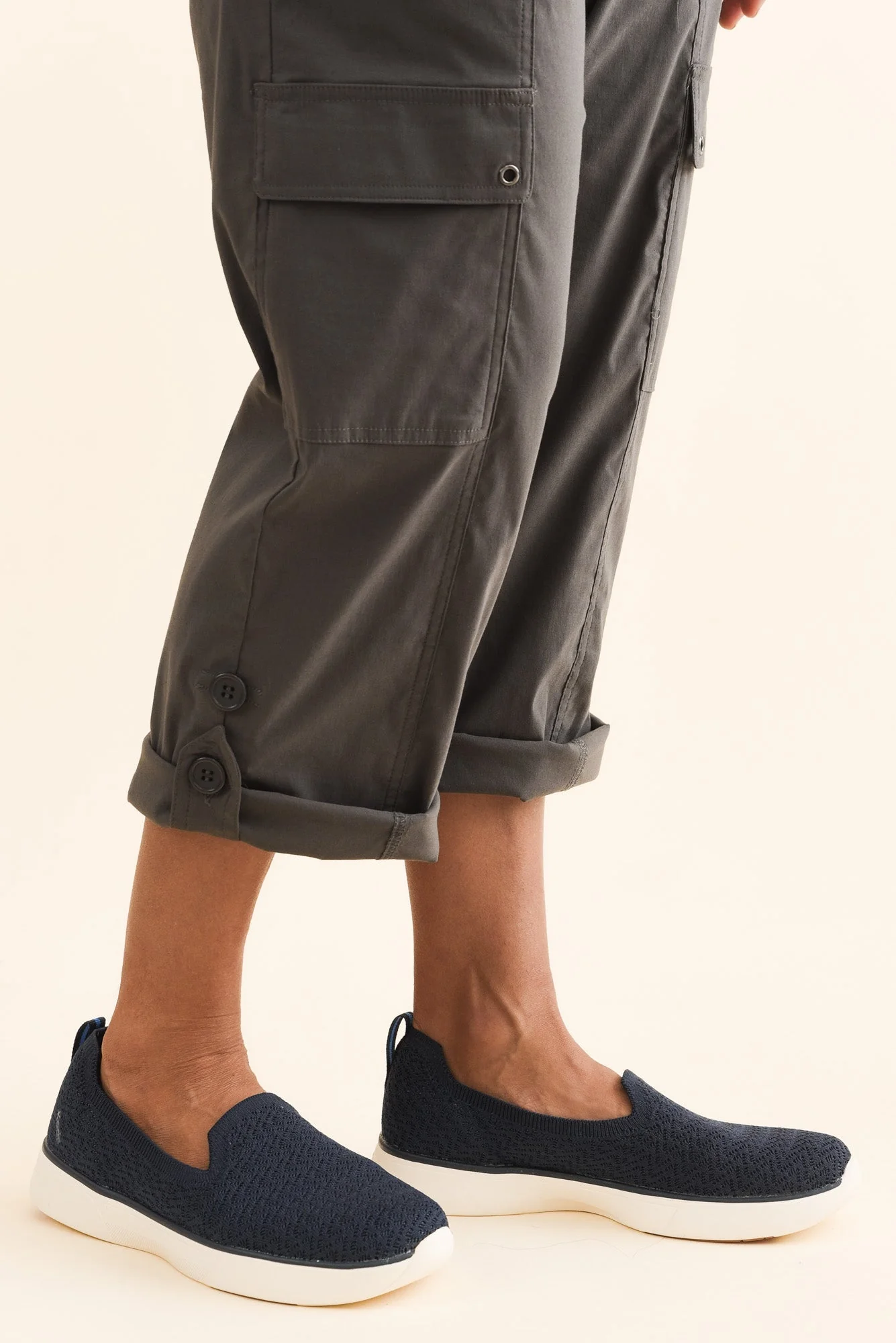 Air-Lite Charcoal Stretch Cargo Pants - Image 7