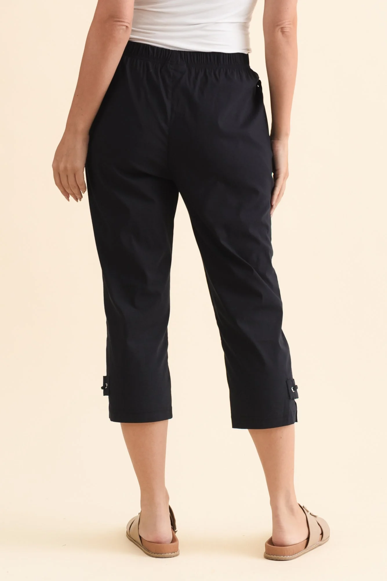 Air-Lite Navy Stretch Capri Pants - Image 4