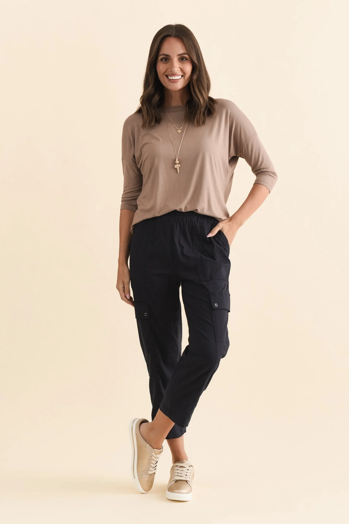 Air-Lite Navy Stretch Cargo Pants - Image 3
