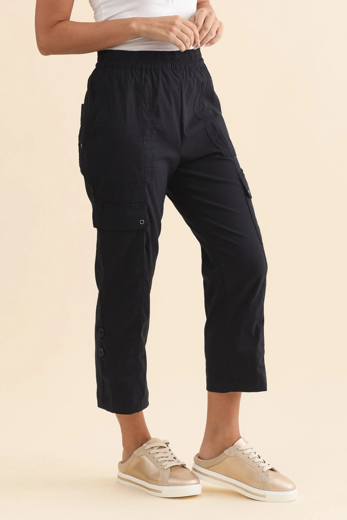 Air-Lite Navy Stretch Cargo Pants - Image 4