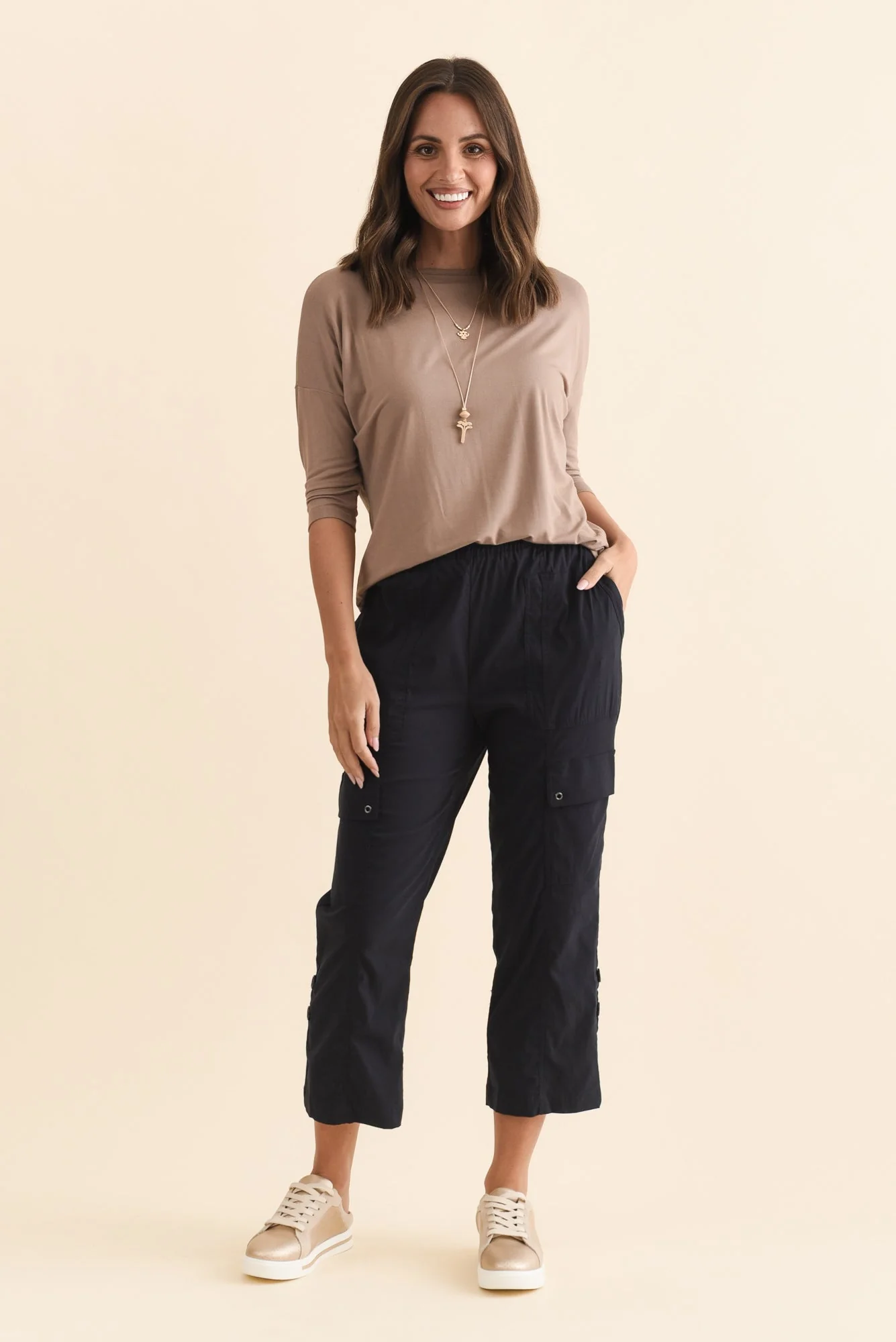 Air-Lite Navy Stretch Cargo Pants - Image 8