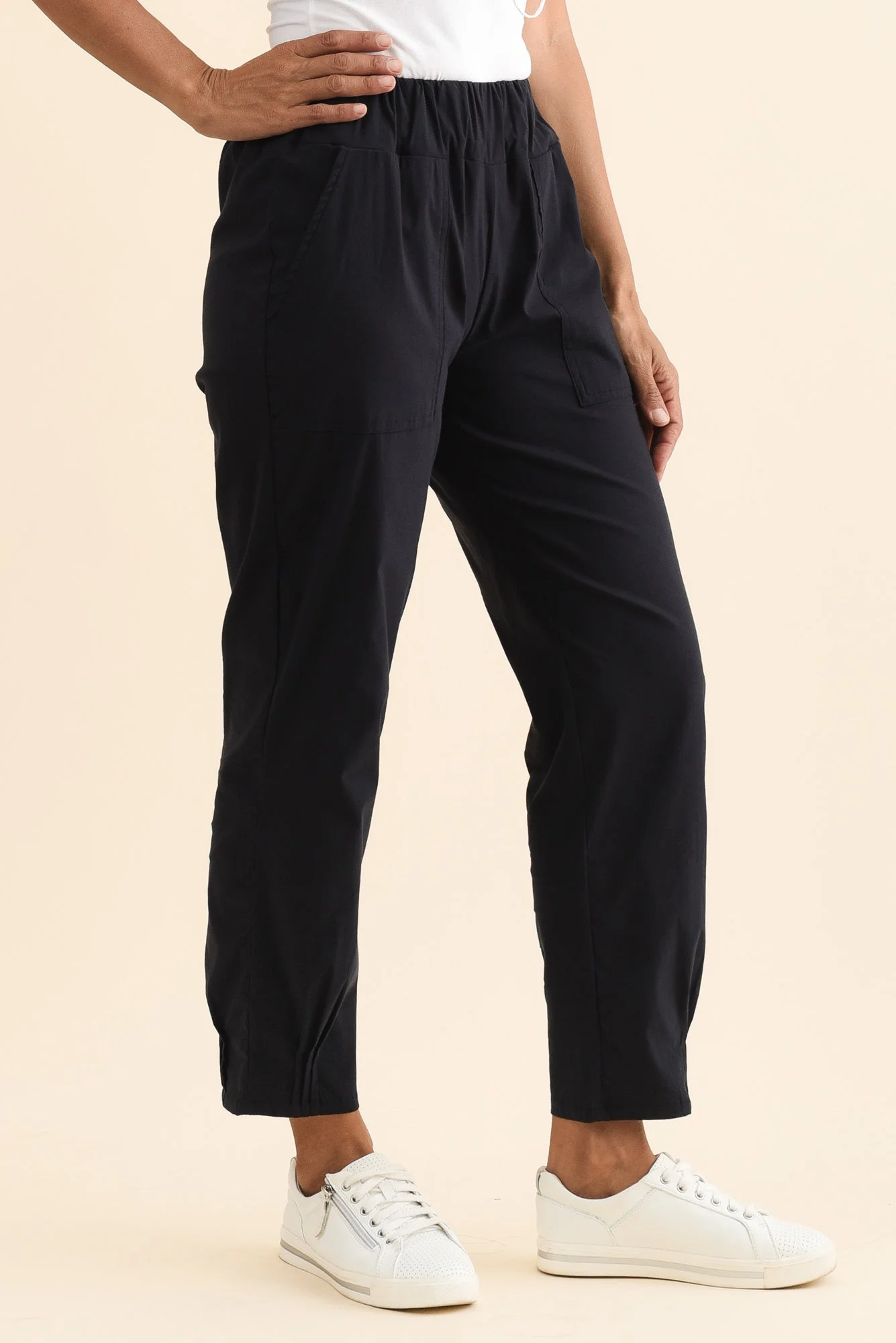 Air-Lite Navy Stretch Pocket Pants - Image 4