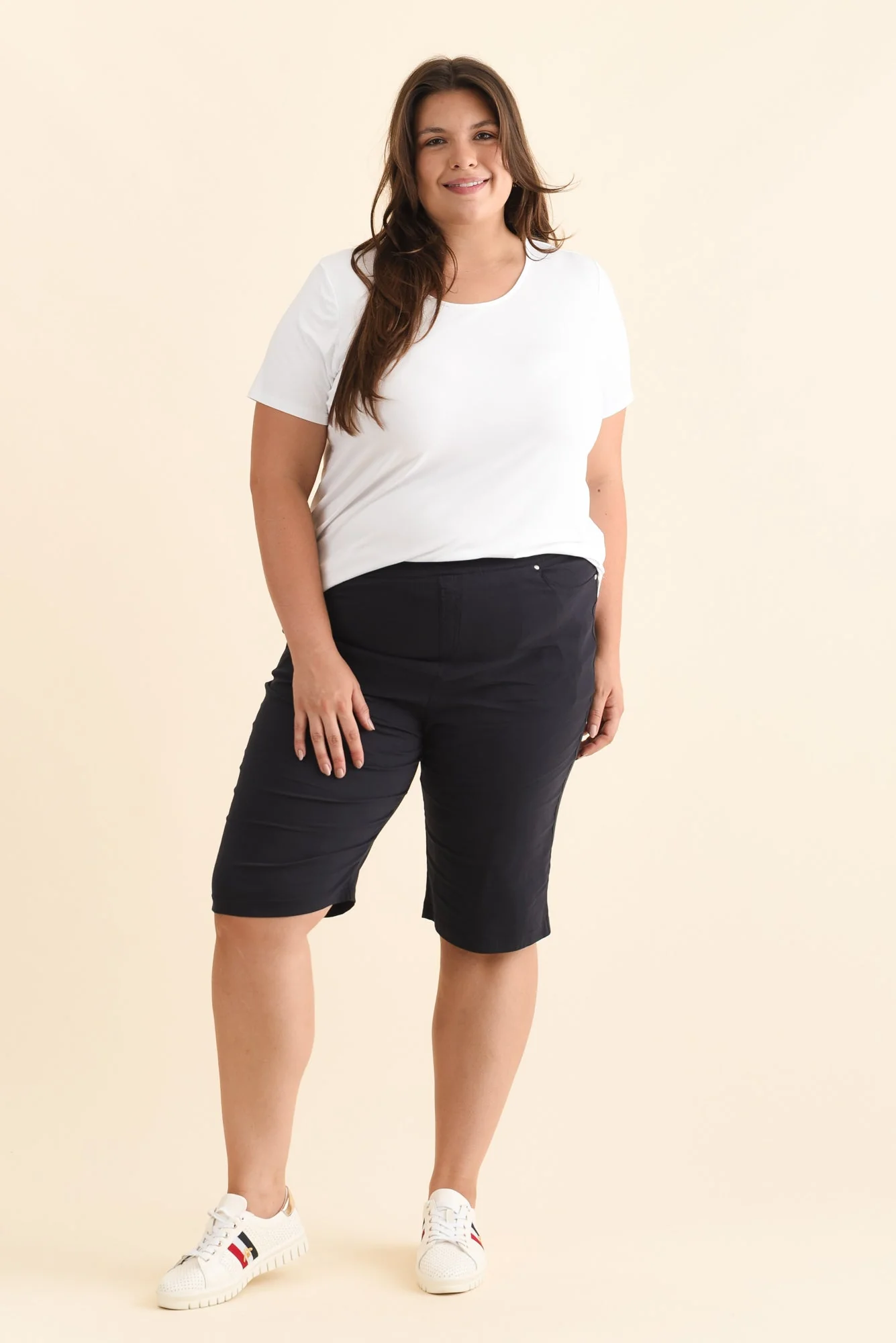Air-Lite Navy Stretch Pocket Shorts - Image 8