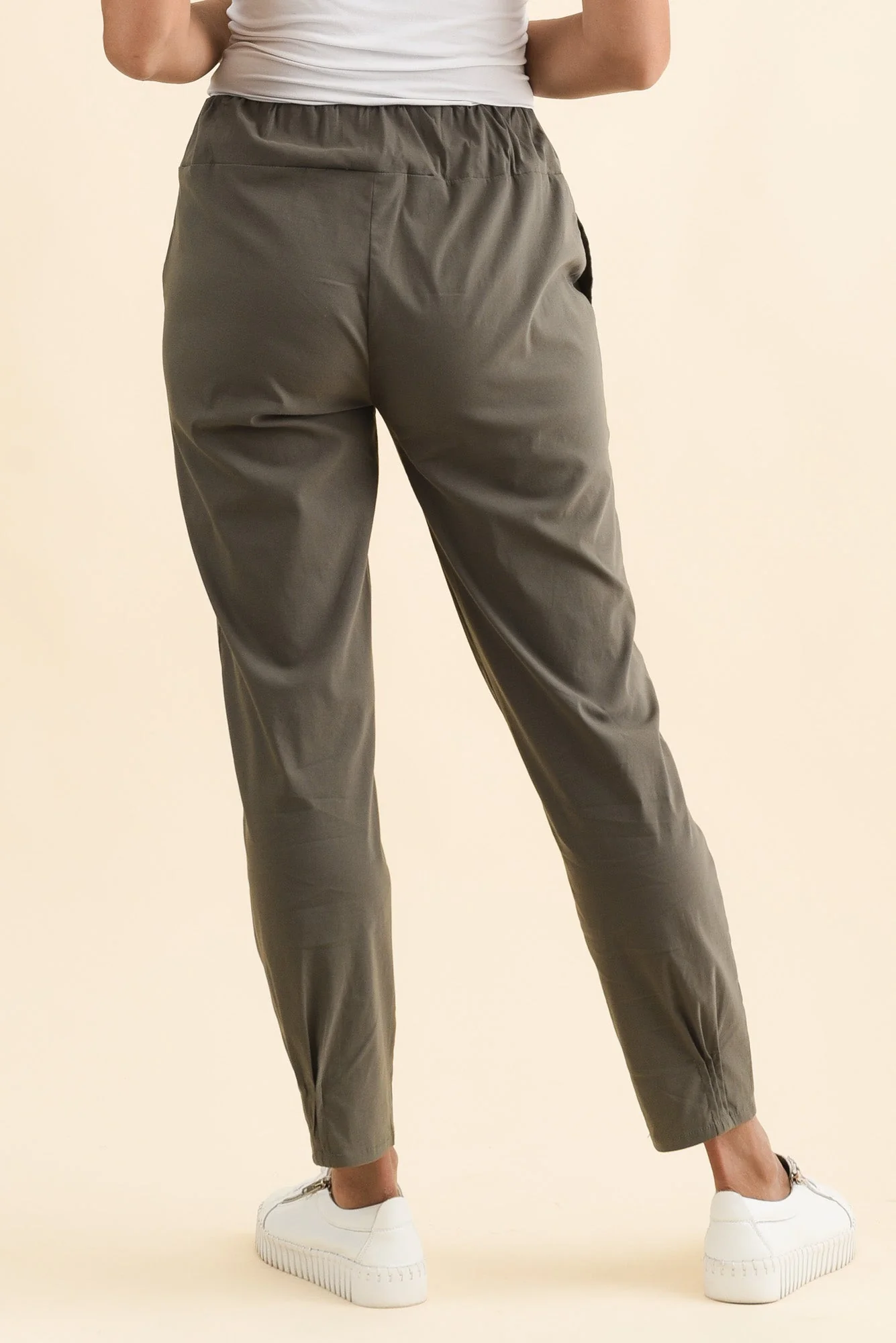 Air-Lite Olive Stretch Pocket Pants - Image 4