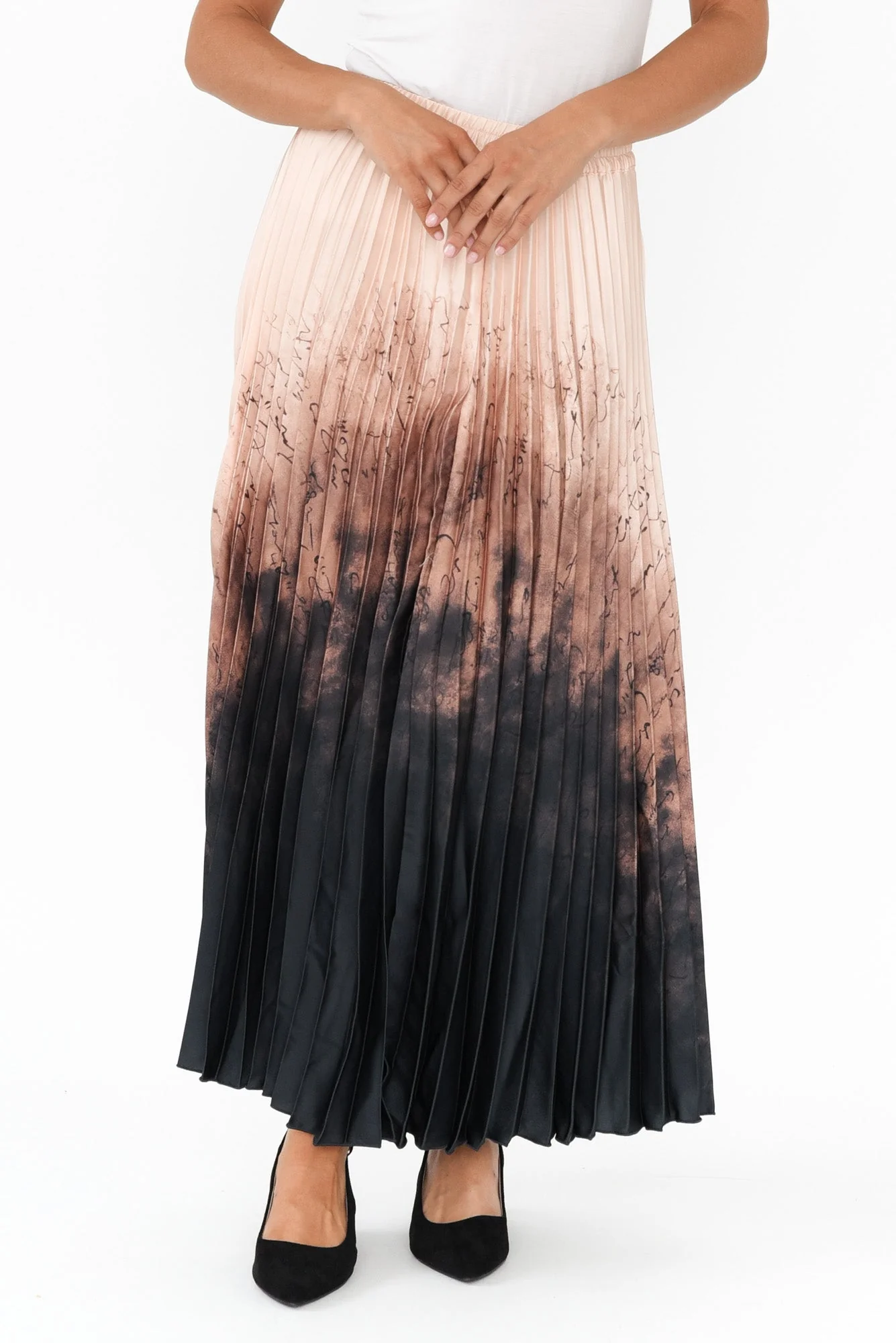 Alias Blush Abstract Pleated Skirt - Image 2