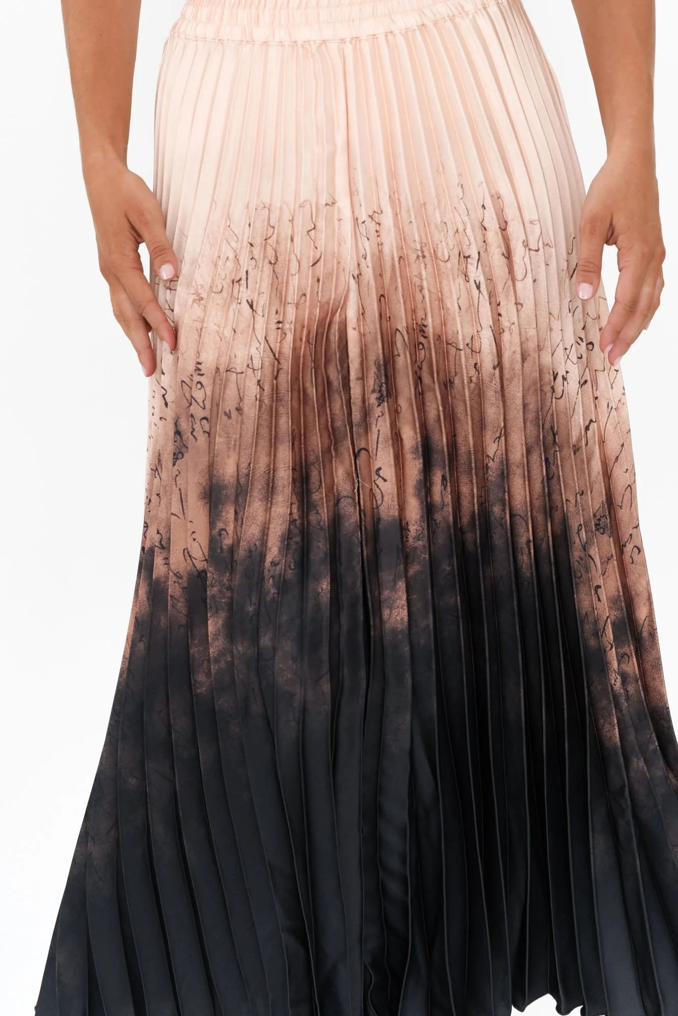 Alias Blush Abstract Pleated Skirt - Image 6