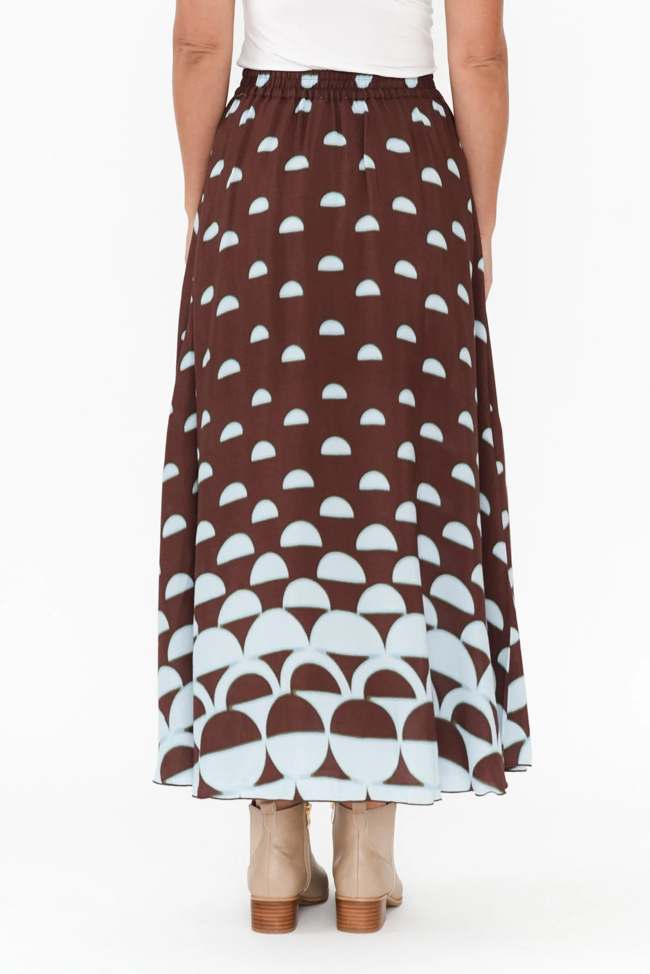 Alias Brown Geo Skirt - Image 4