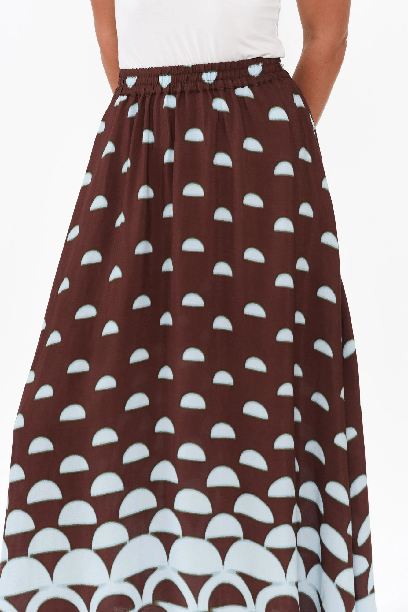 Alias Brown Geo Skirt - Image 5