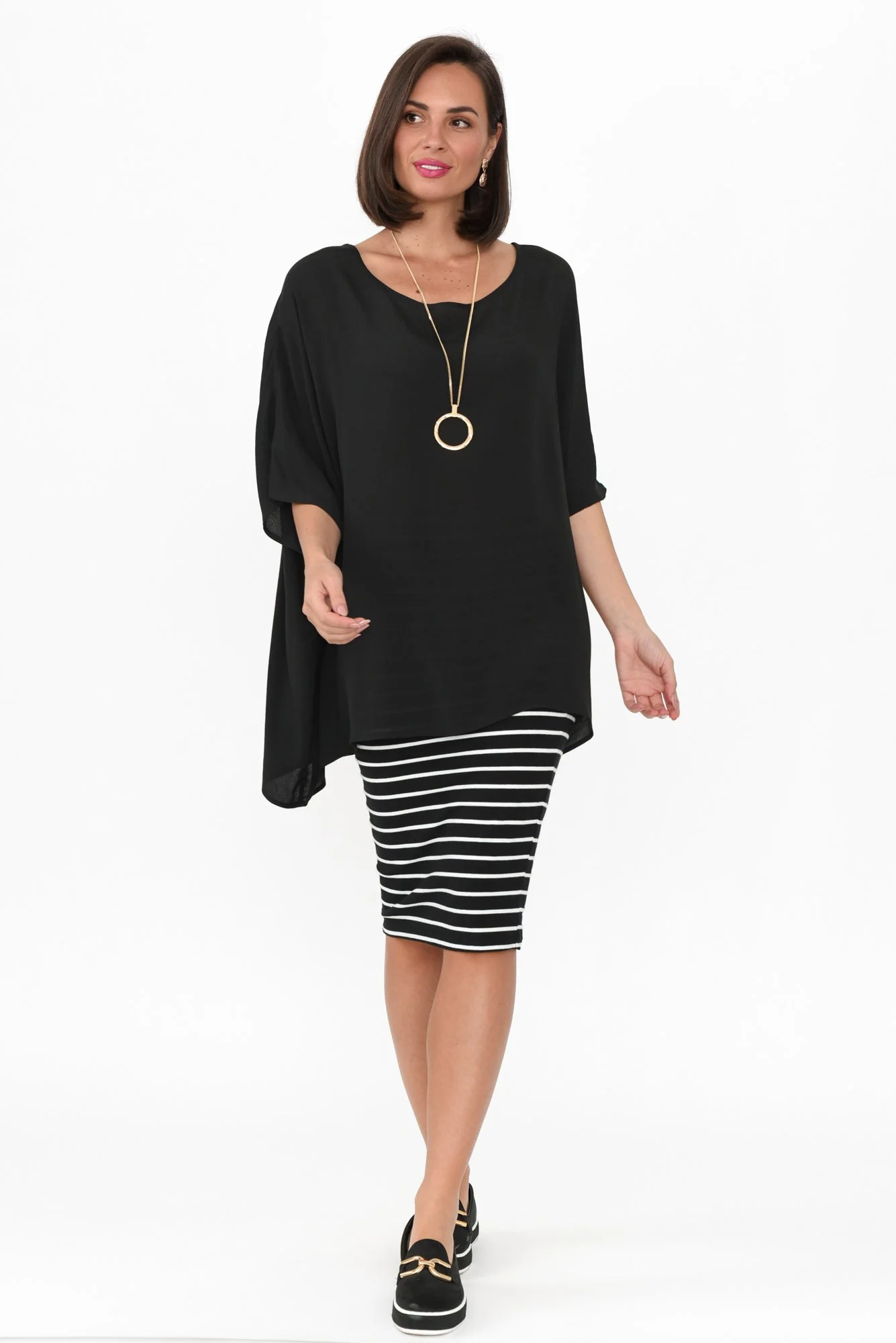 Alicia Stripe Tube Skirt - Image 5
