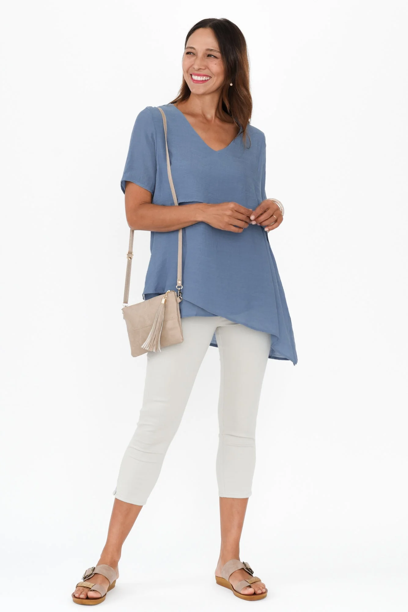 Alvina Steel Layered Tunic Top - Image 4