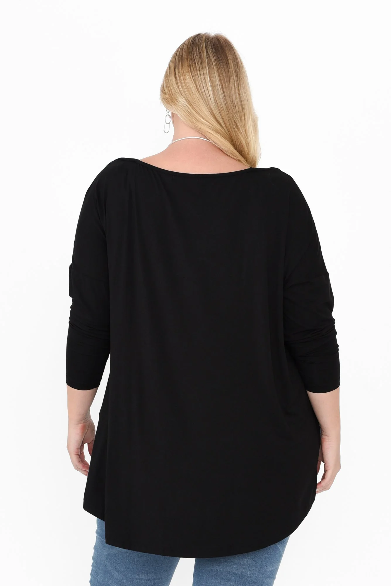 Anakin Black Hi Lo Bamboo Top - Image 11