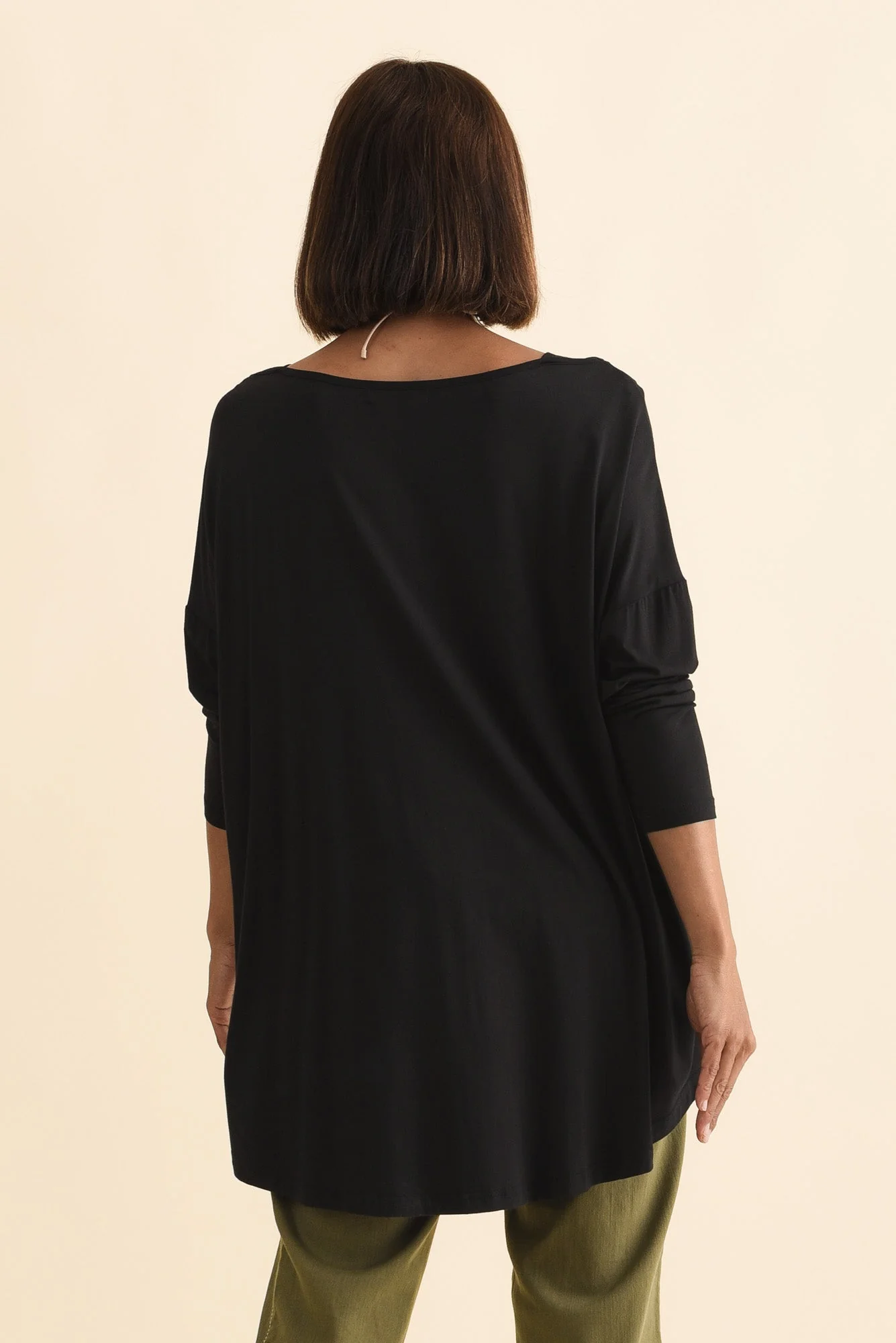 Anakin Black Hi Lo Bamboo Top - Image 5