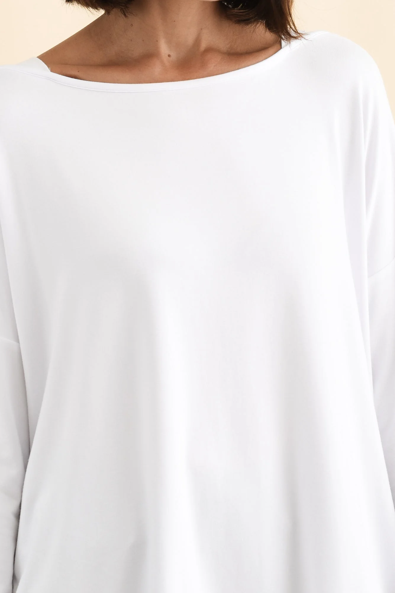 Anakin White Hi Lo Bamboo Top - Image 7