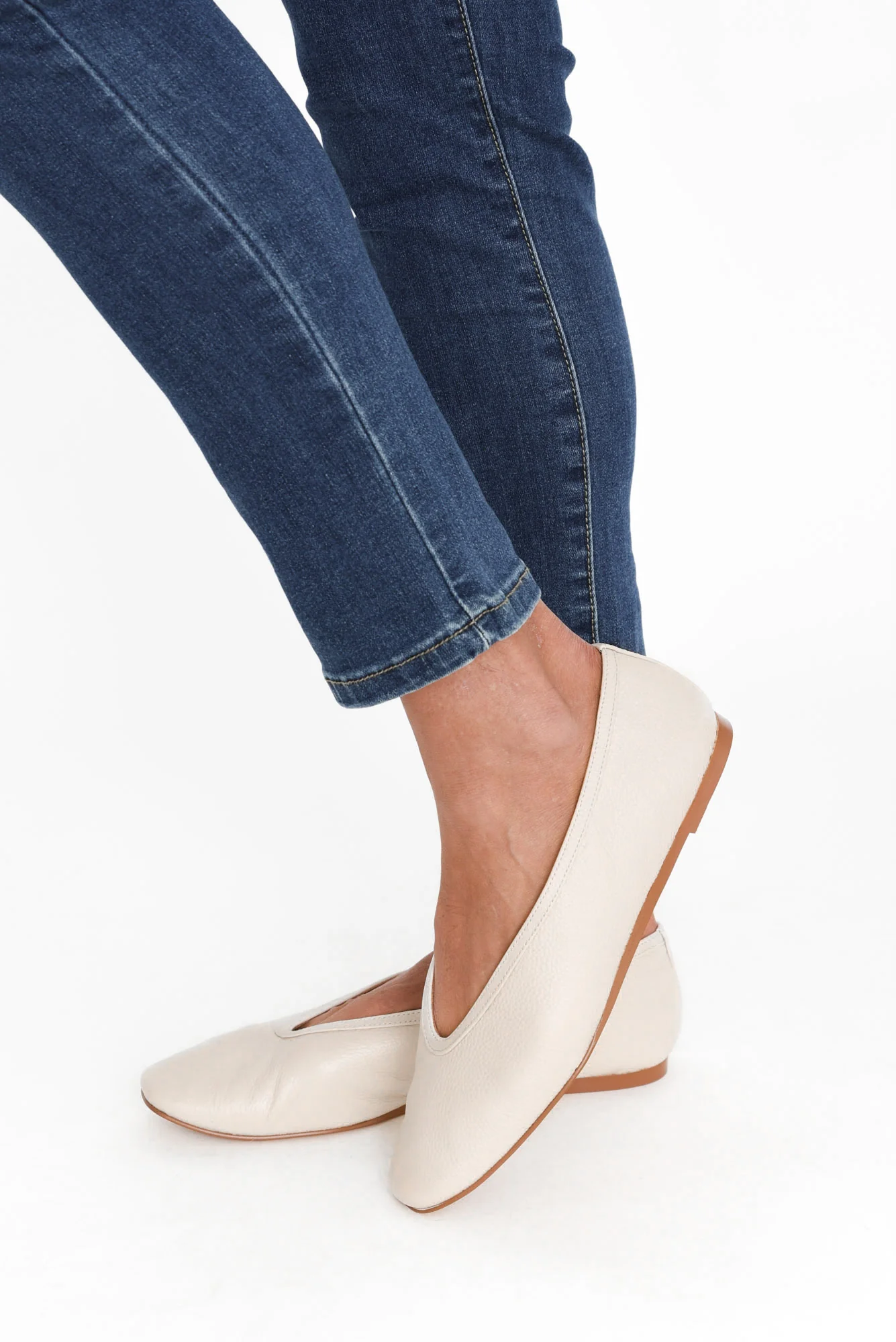Anita Bone Leather Ballet Flat - Image 4