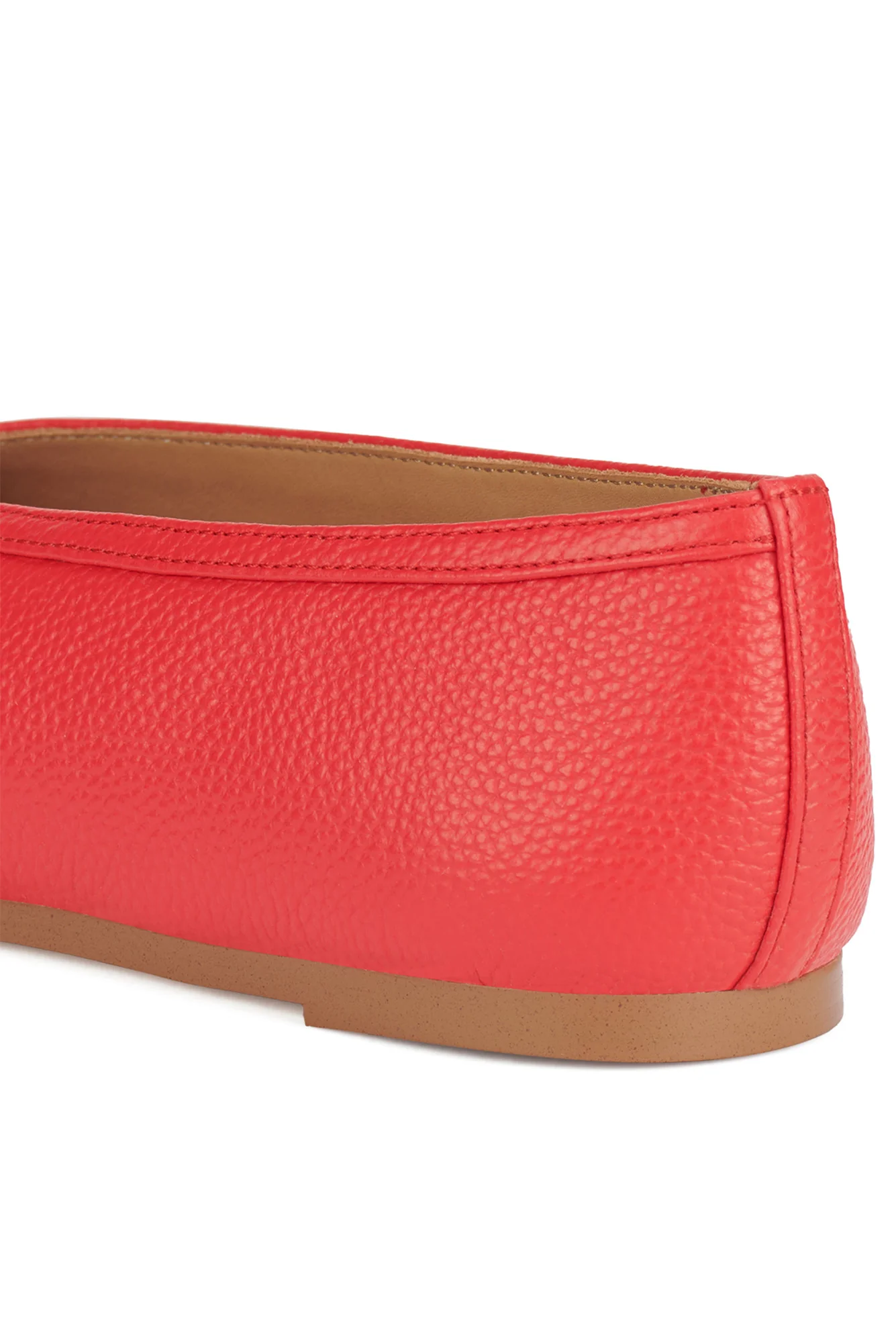Anita Red Leather Ballet Flat - Image 6