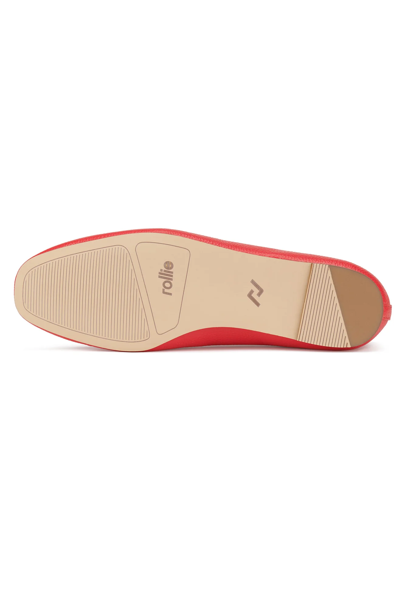 Anita Red Leather Ballet Flat - Image 7