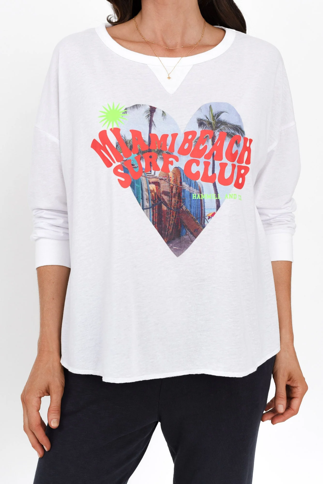 Anula White Heart Cotton Top - Image 7