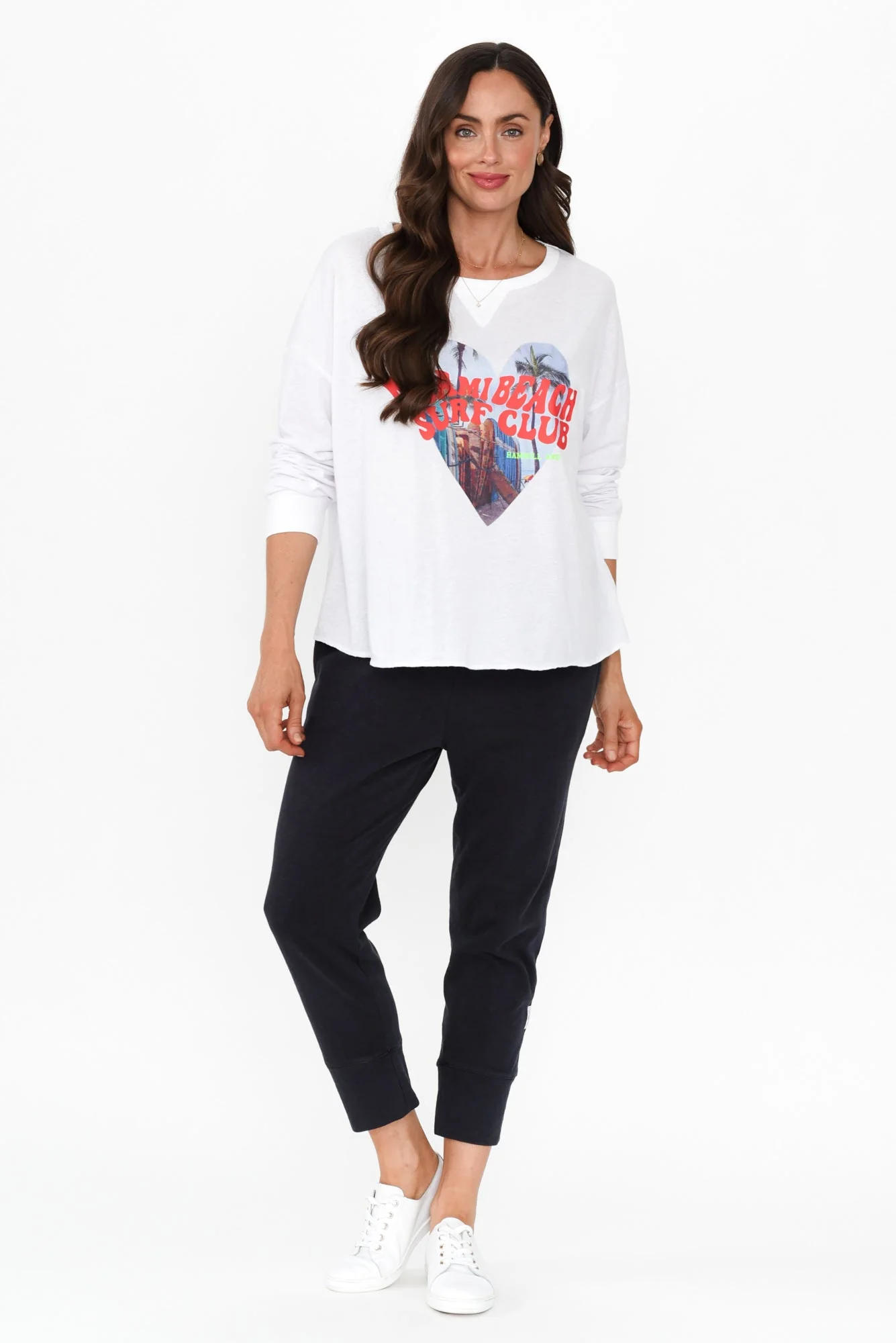 Anula White Heart Cotton Top - Image 8