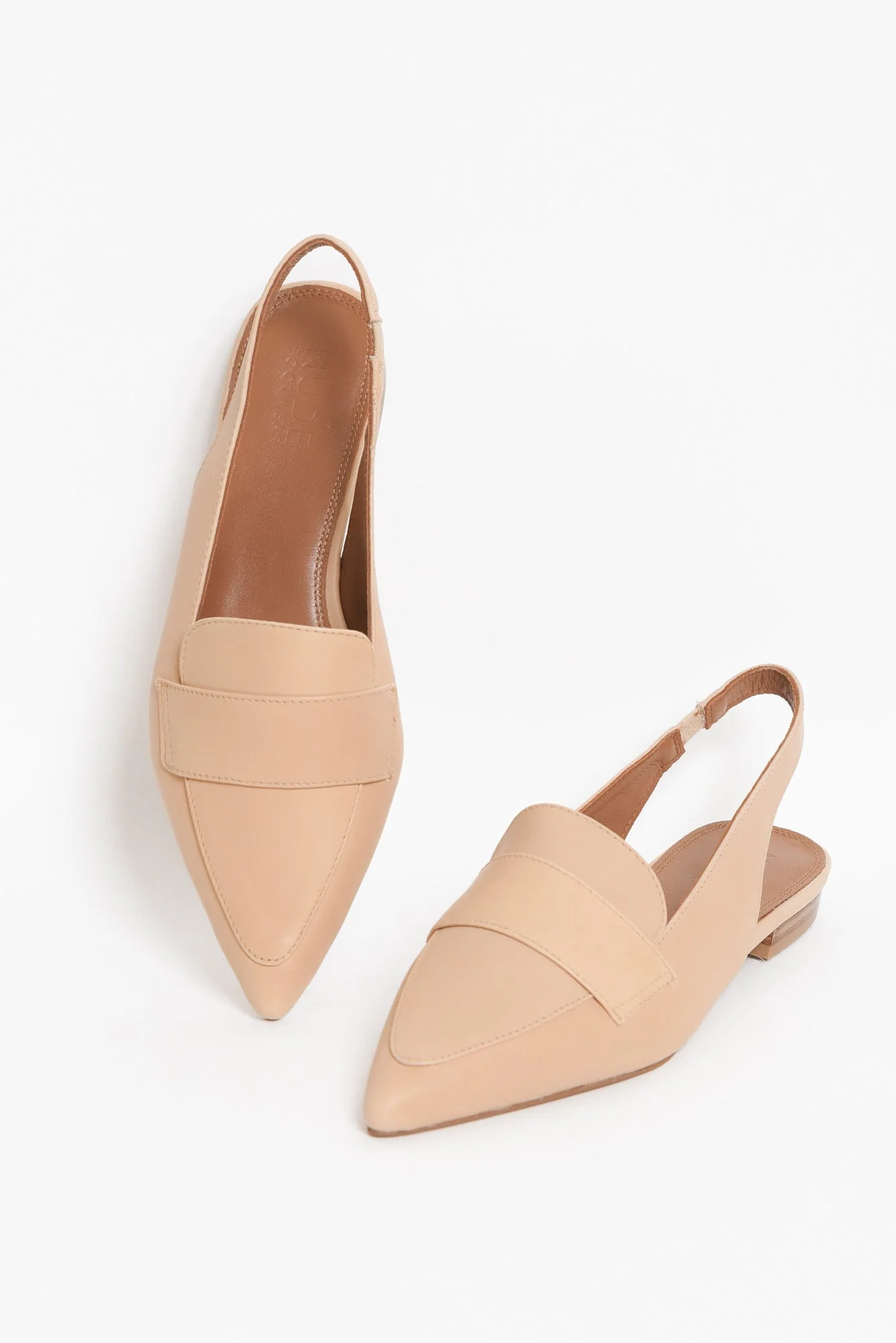 Asher Nude Leather Slingback Mule - Image 3