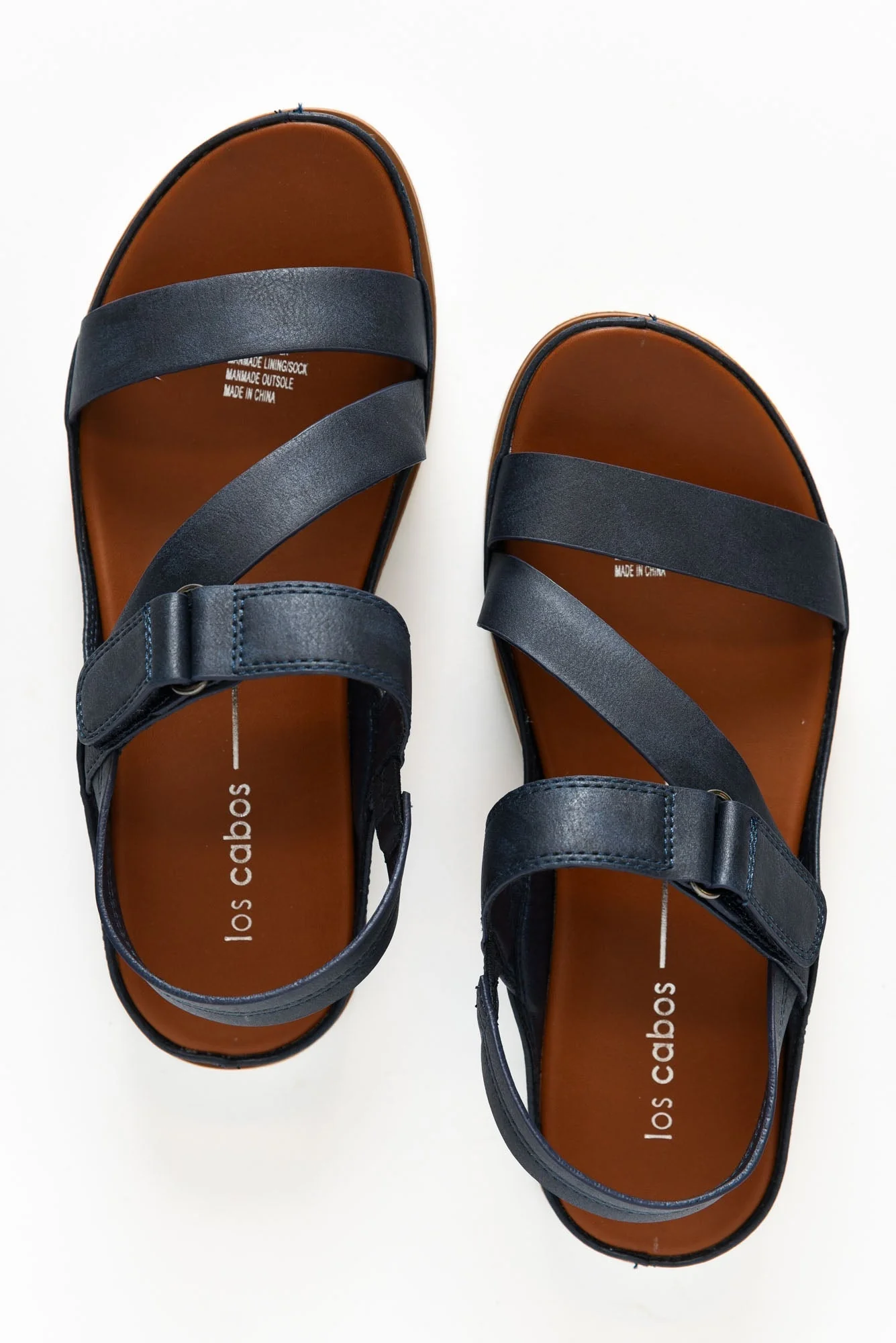 Ashli Navy Strappy Sandal - Image 5