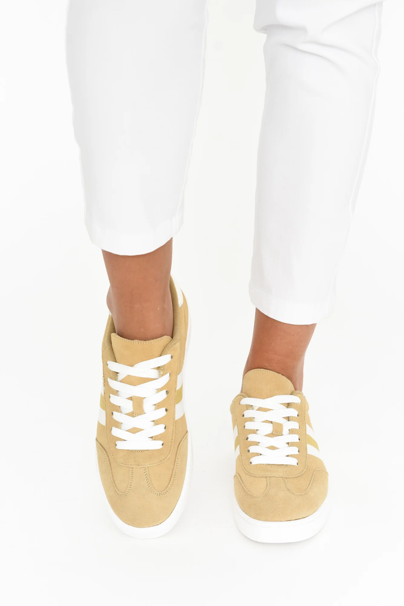 Attitude Natural Suede Sneaker - Image 3