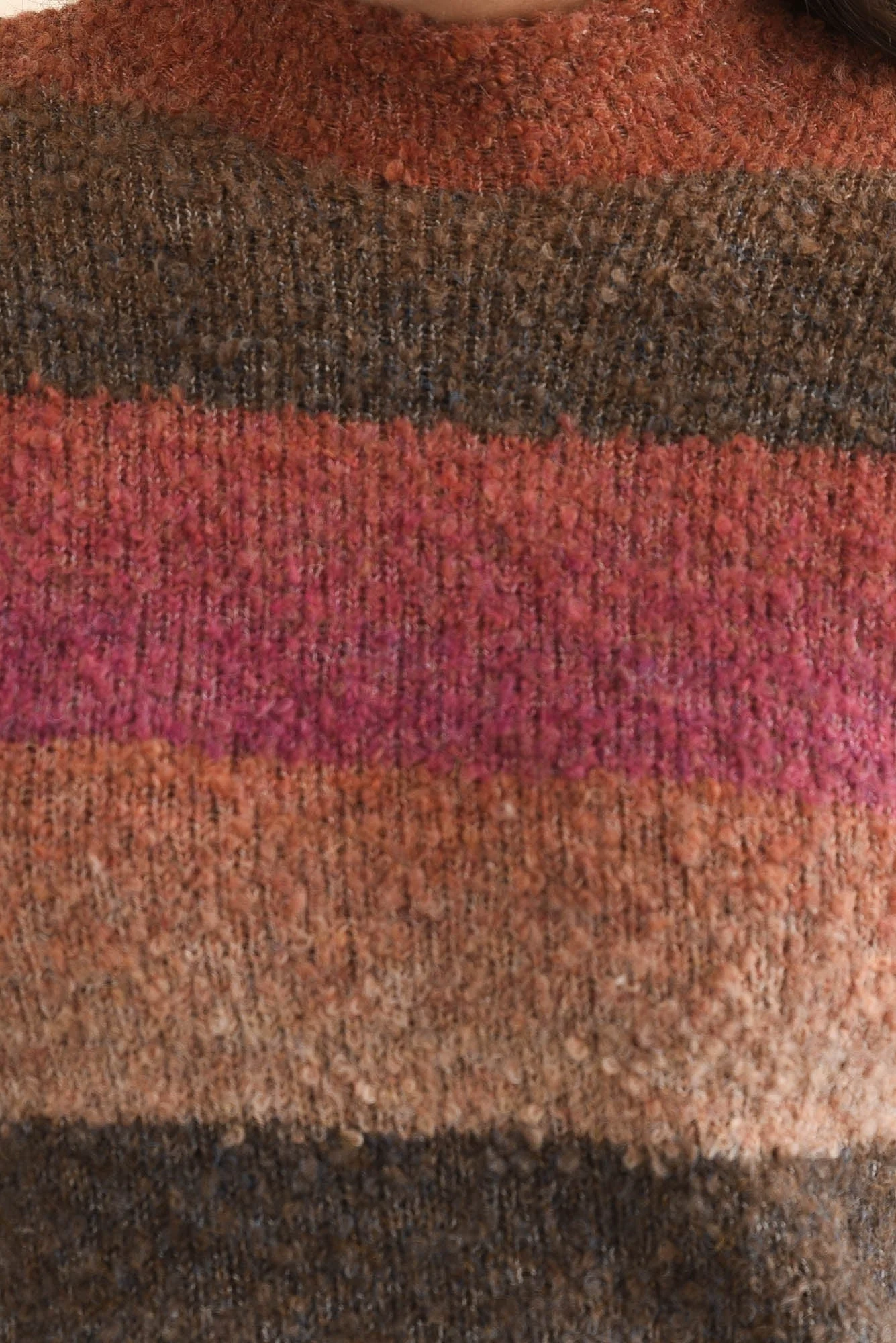 Augie Orange Stripe Knit Sweater - Image 6