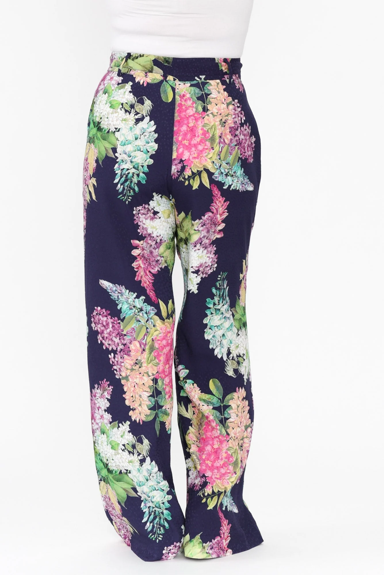 Augustine Navy Wisteria Pocket Pants - Image 5