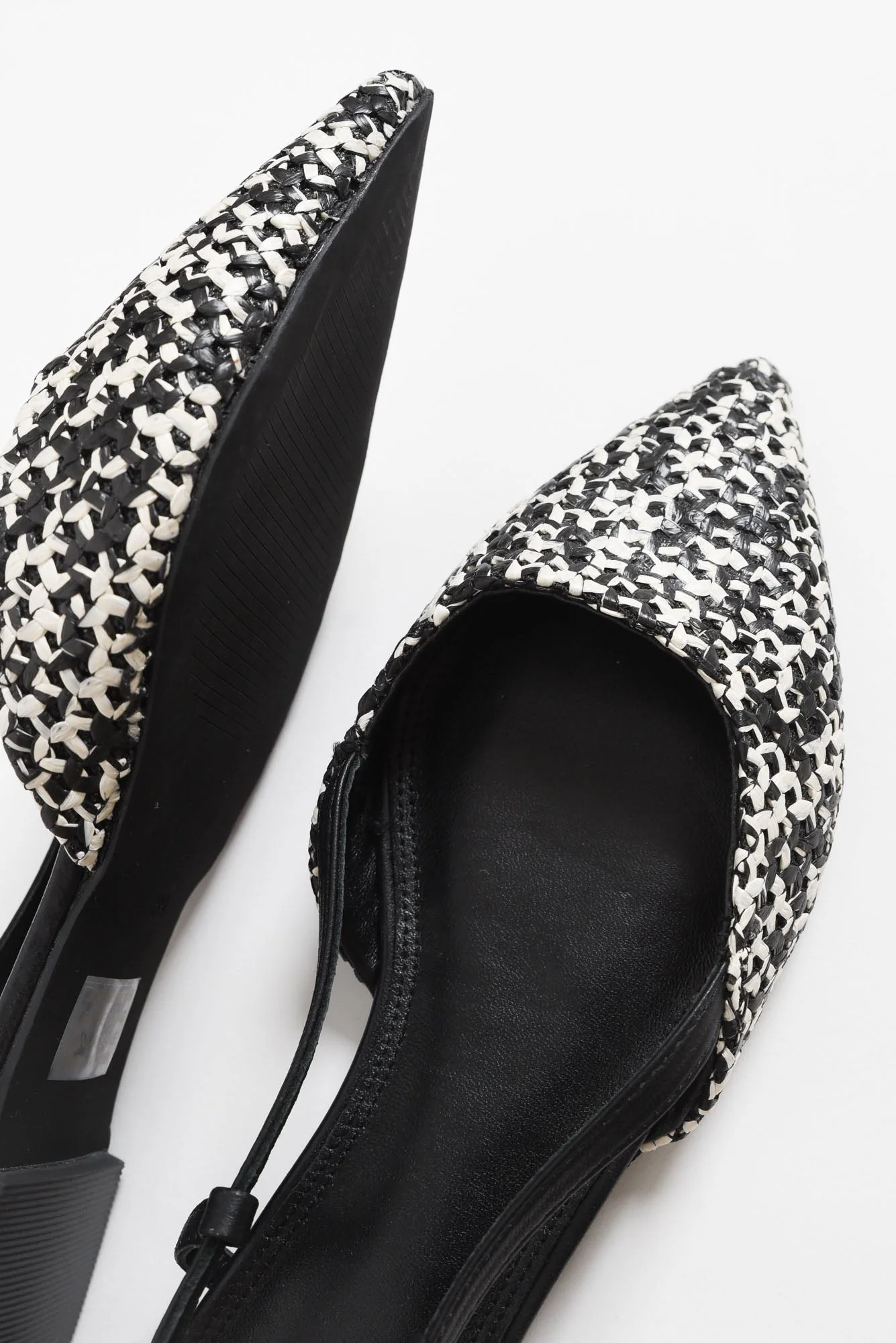 Ava Black Leather Slingback Mule - Image 4