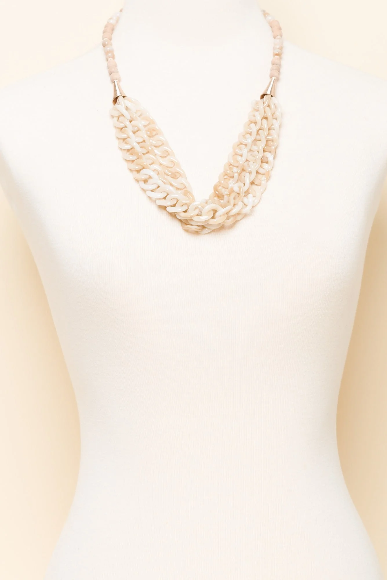 Avani Natural Beaded Layered Necklace - Image 2