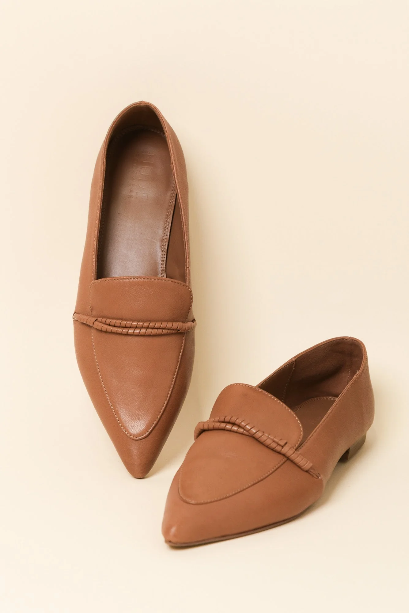 Avery Tan Leather Loafer - Image 2