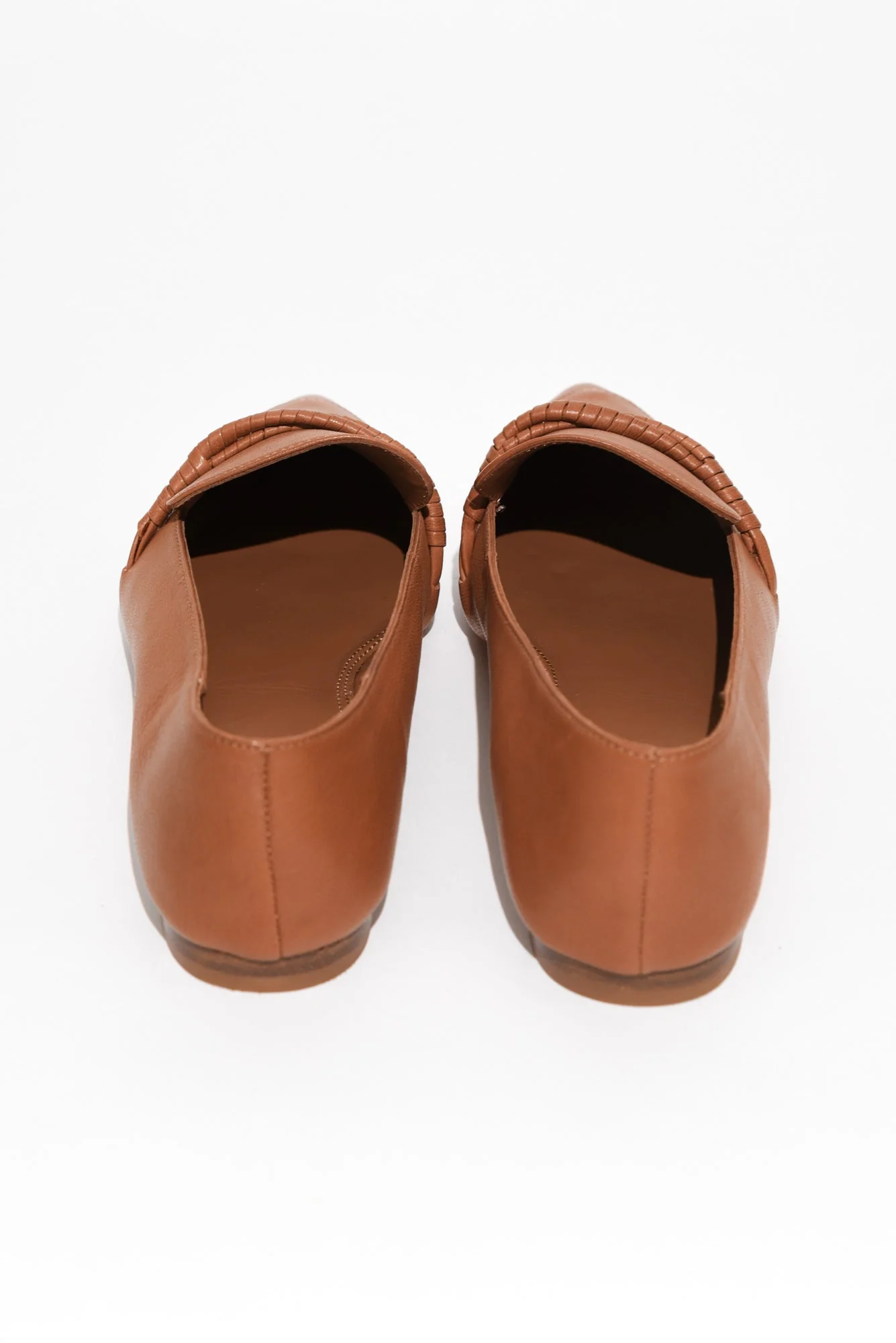 Avery Tan Leather Loafer - Image 3