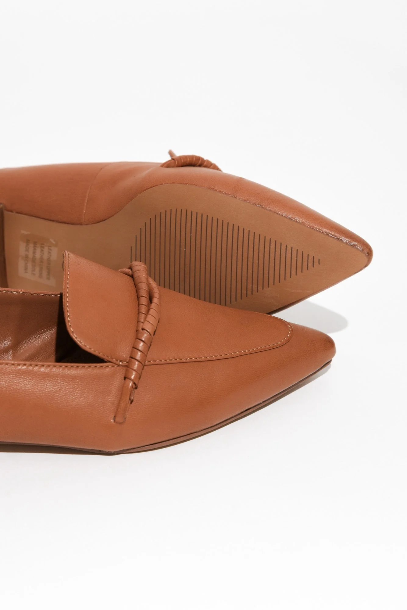 Avery Tan Leather Loafer - Image 4