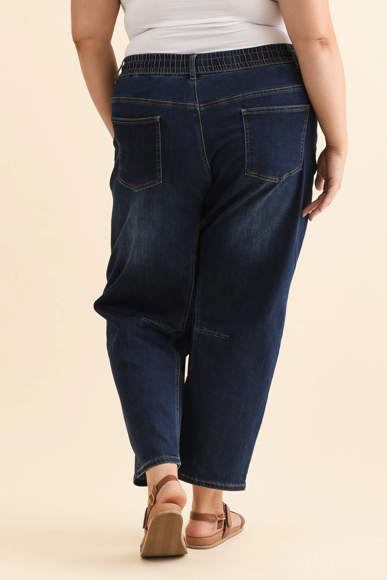 BB Barrel Dark Blue Jeans - Image 15