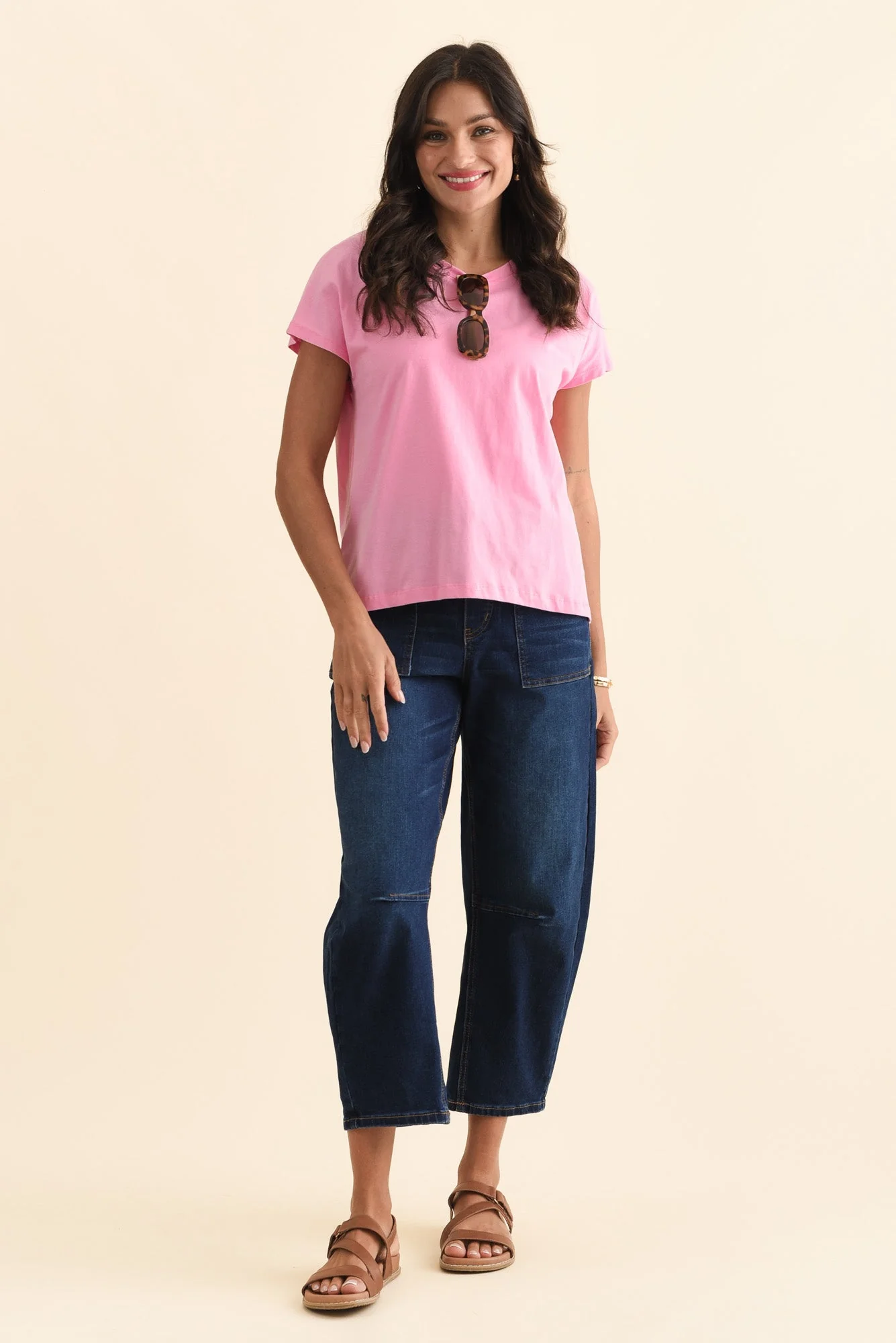 BB Barrel Dark Blue Jeans - Image 3