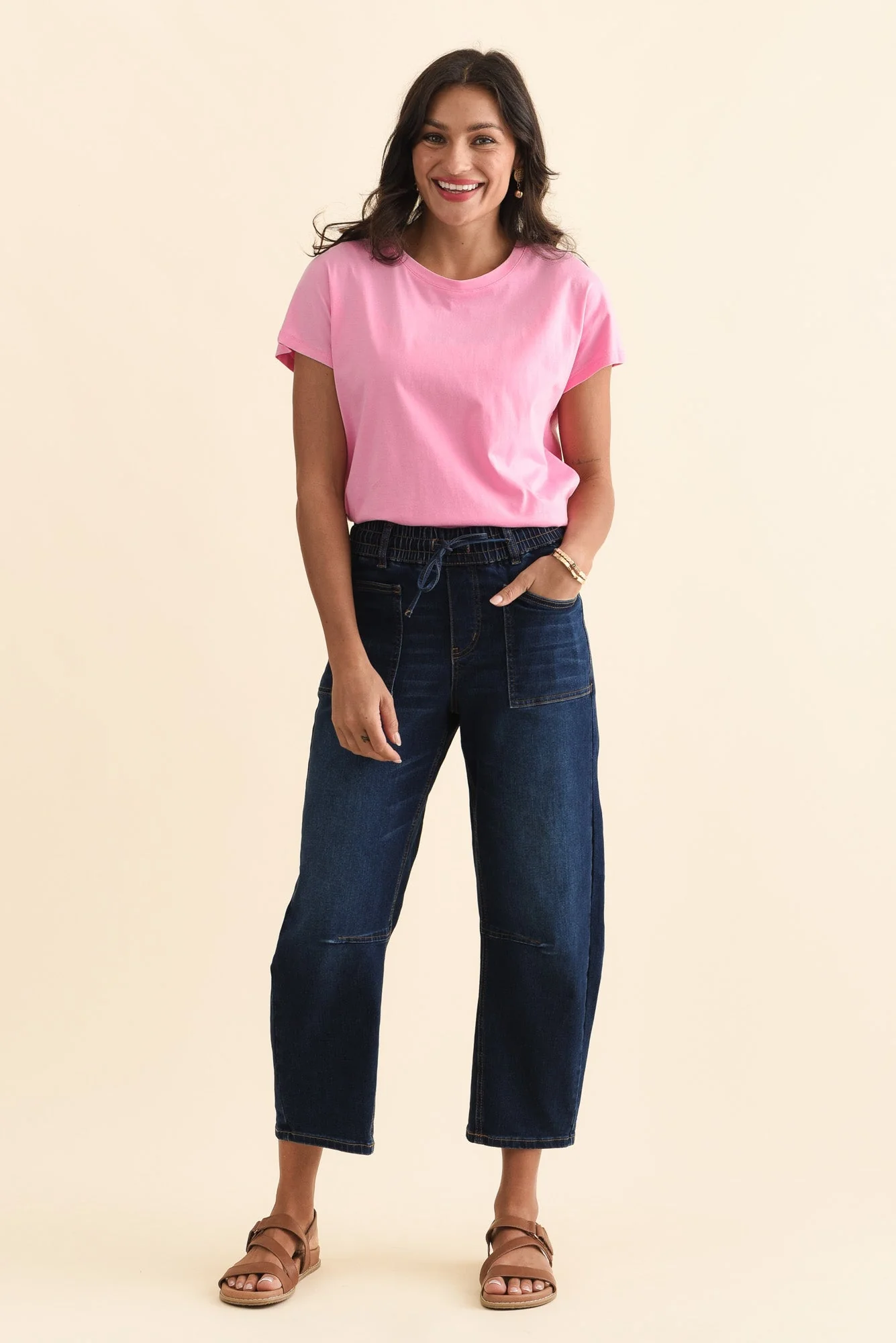 BB Barrel Dark Blue Jeans - Image 7