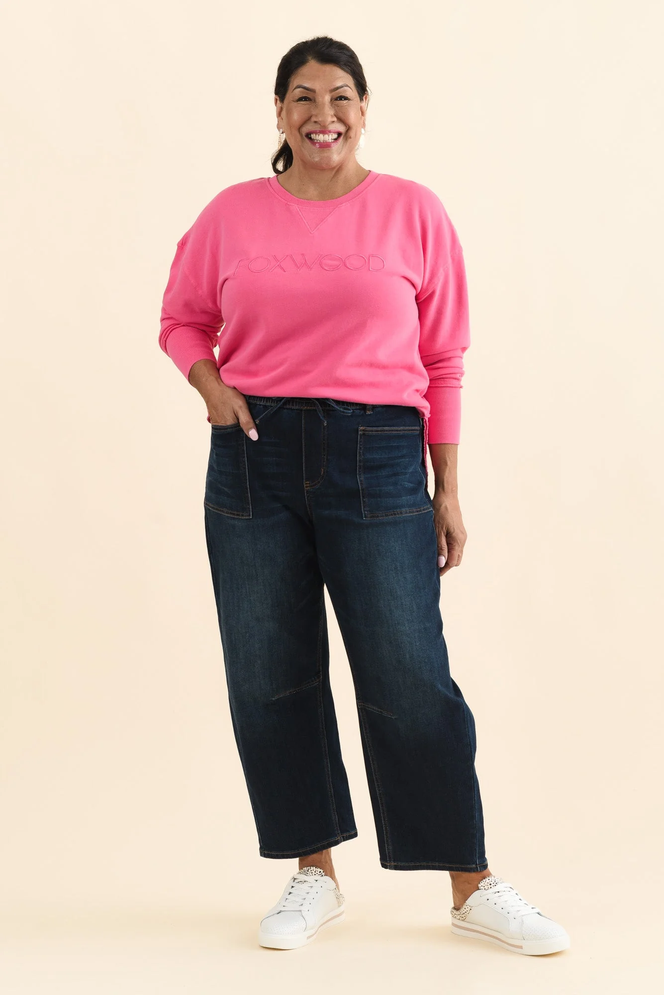 BB Barrel Dark Blue Jeans - Image 9