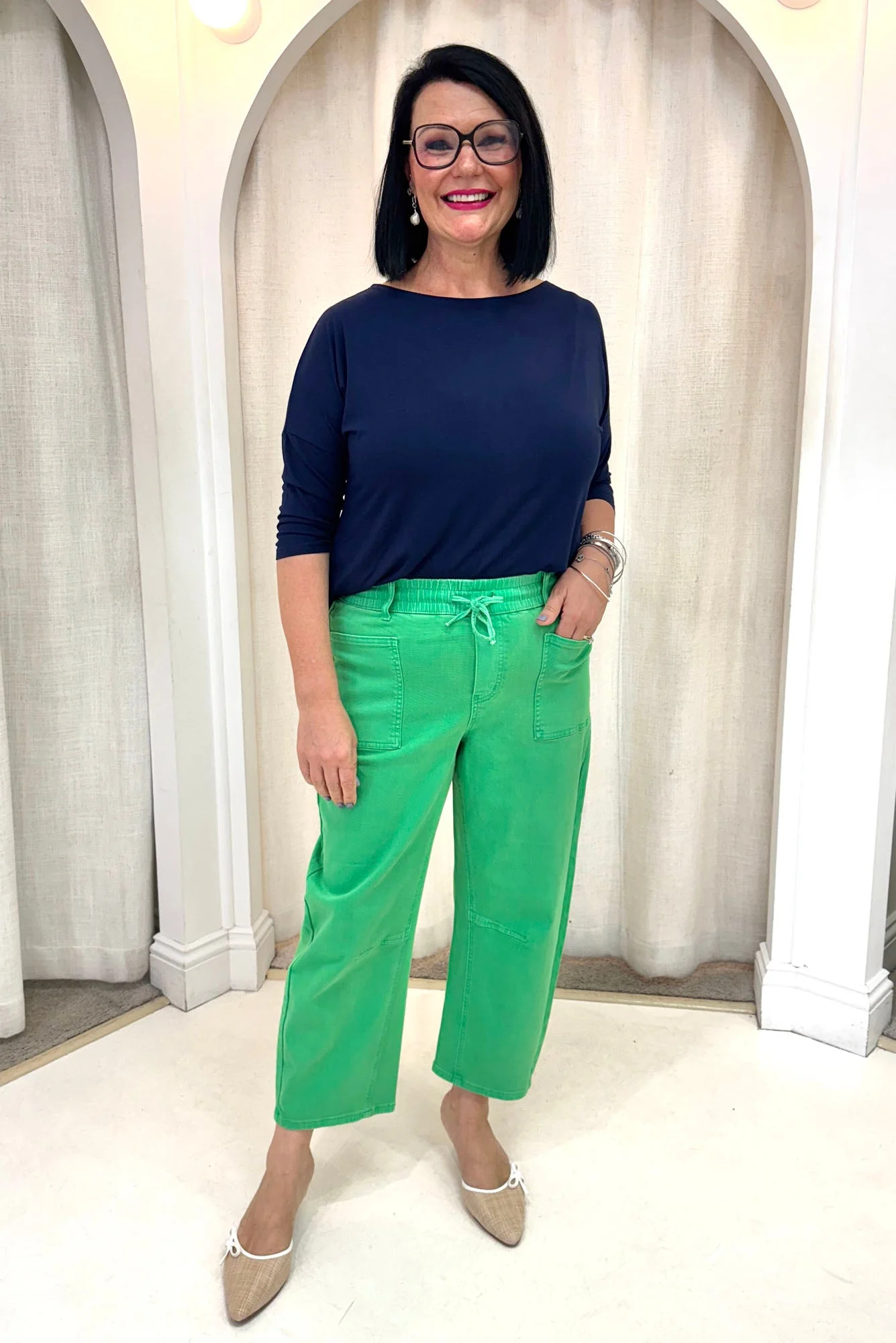 BB Barrel Green Jeans - Image 7
