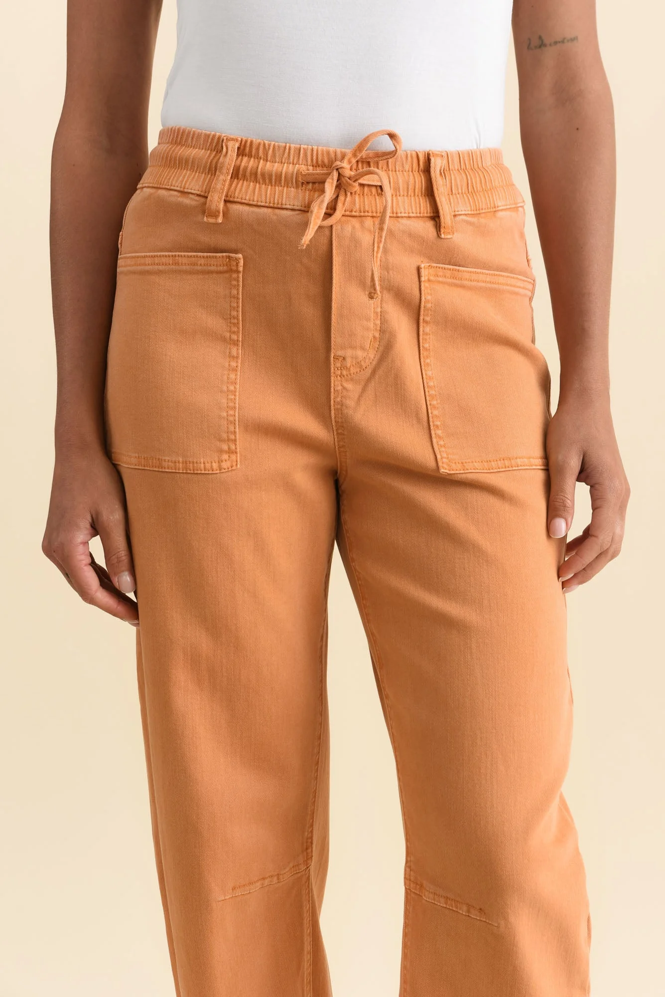 BB Barrel Orange Jeans - Image 5