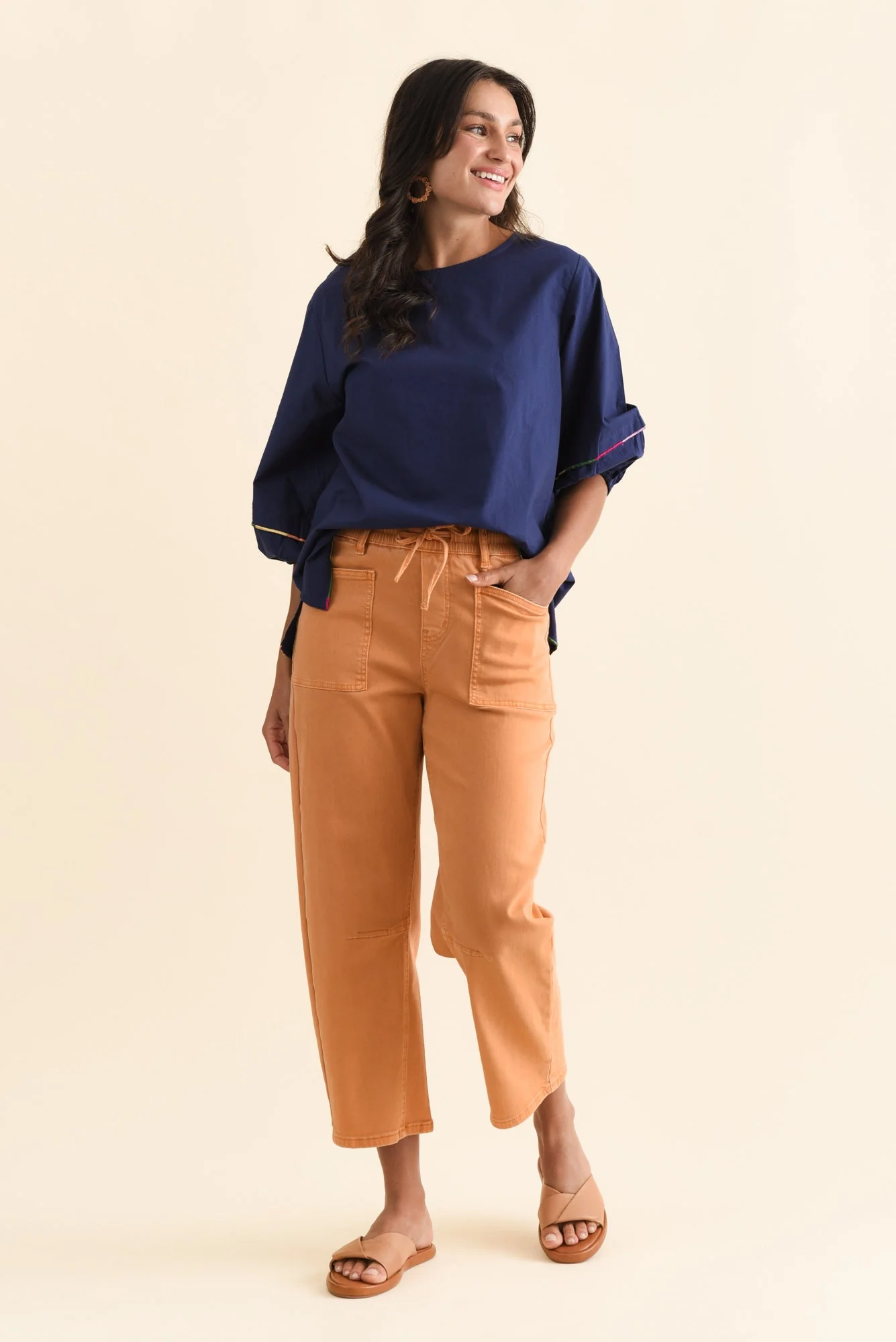 BB Barrel Orange Jeans - Image 6