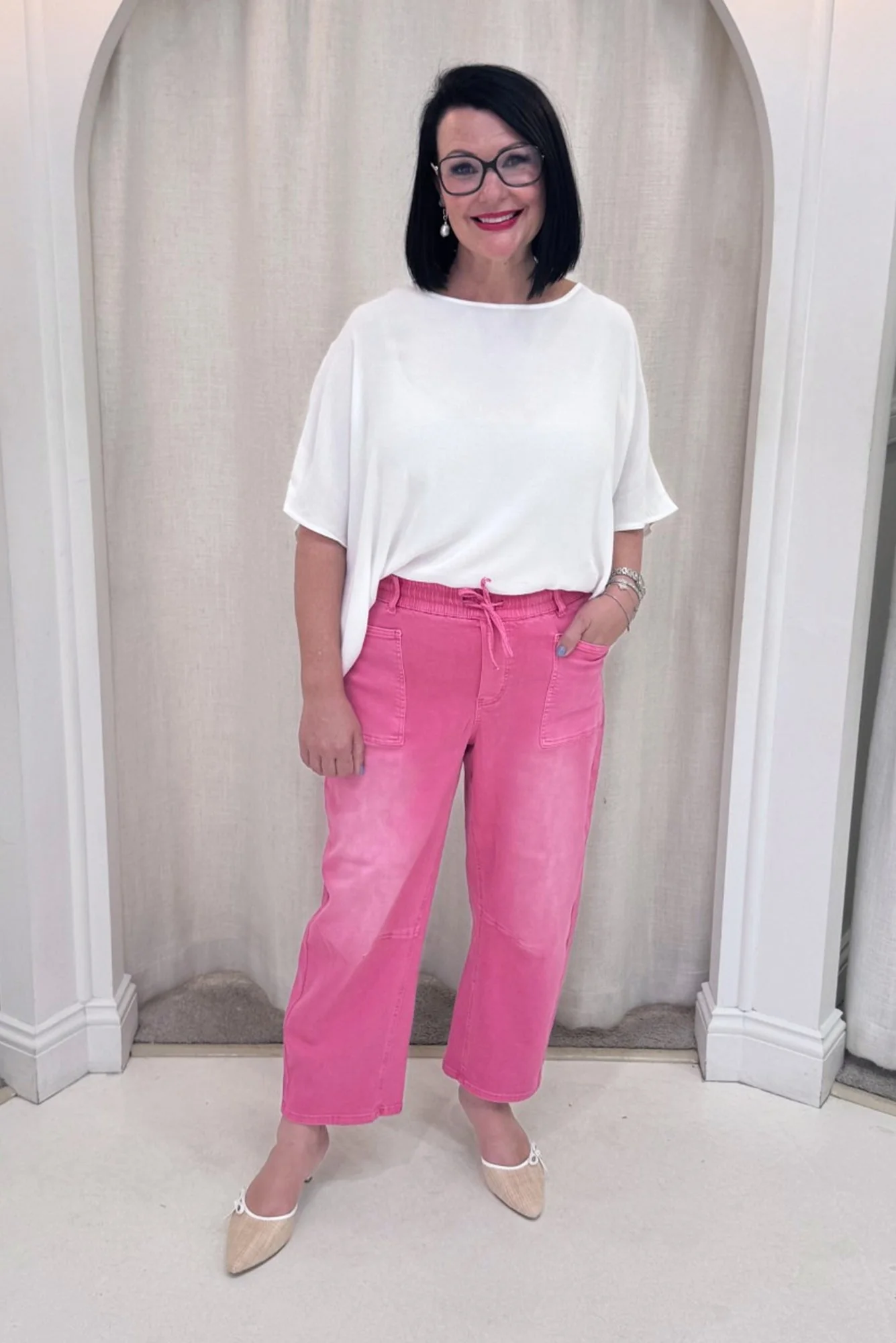 BB Barrel Pink Jeans - Image 7