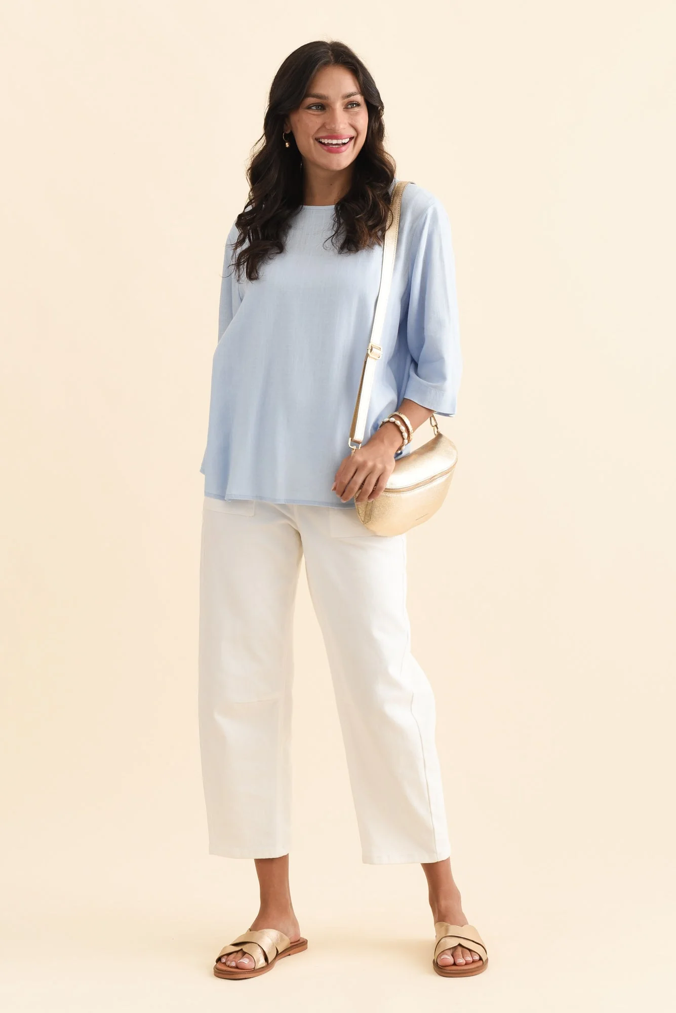 BB Barrel White Jeans - Image 3