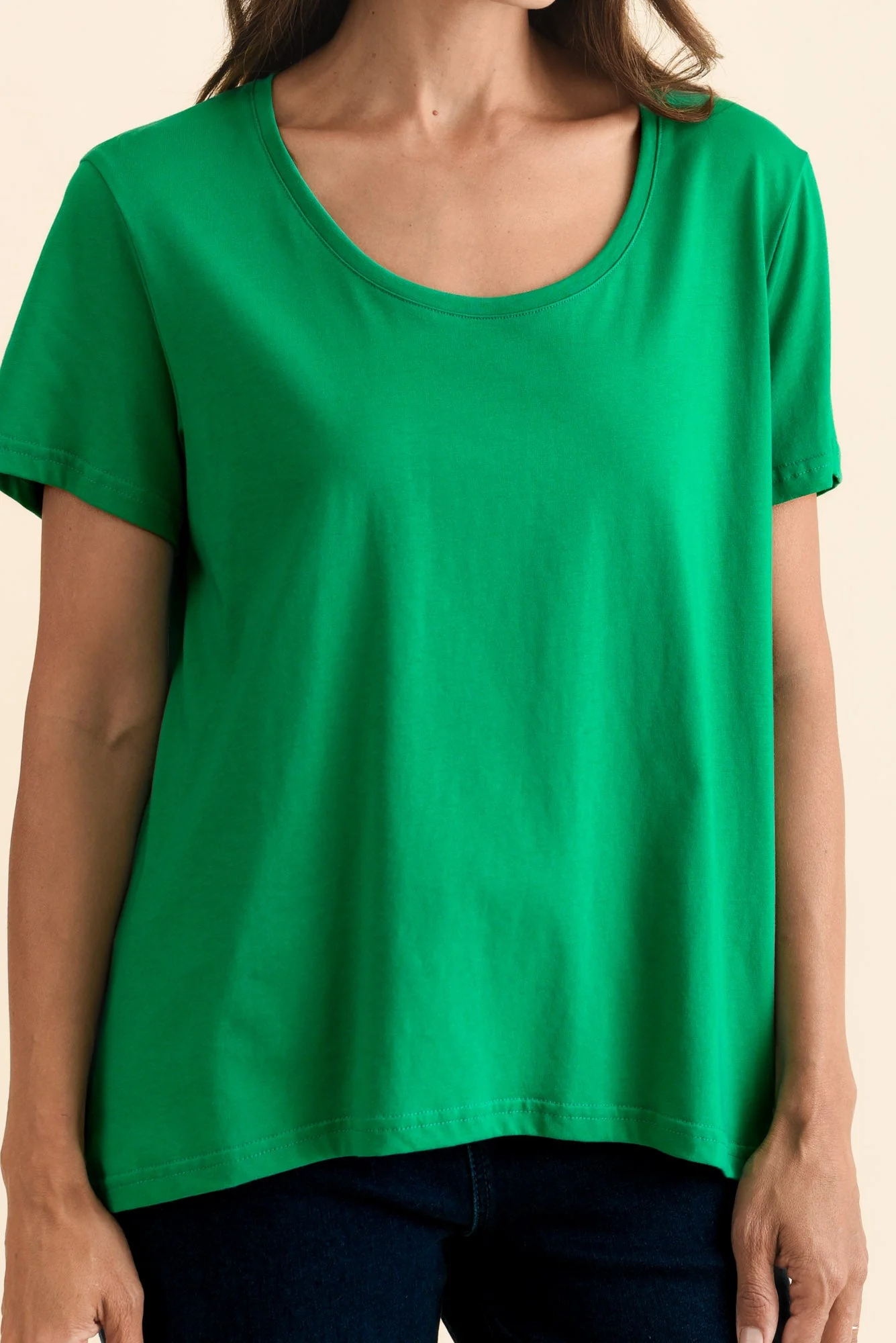 Beau Green Cotton Tee - Image 5