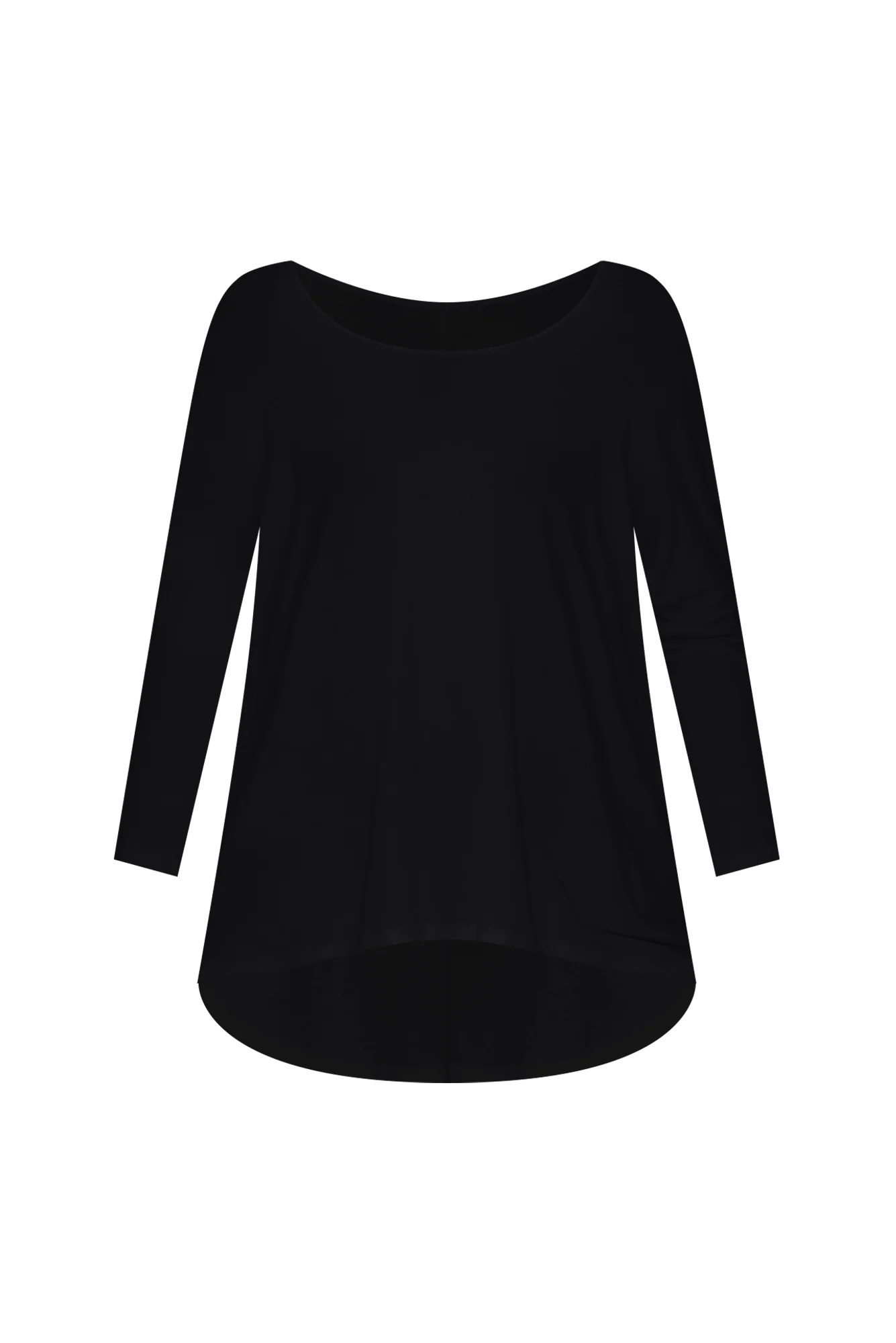 Black Milan 3/4 Sleeve Top - Image 4