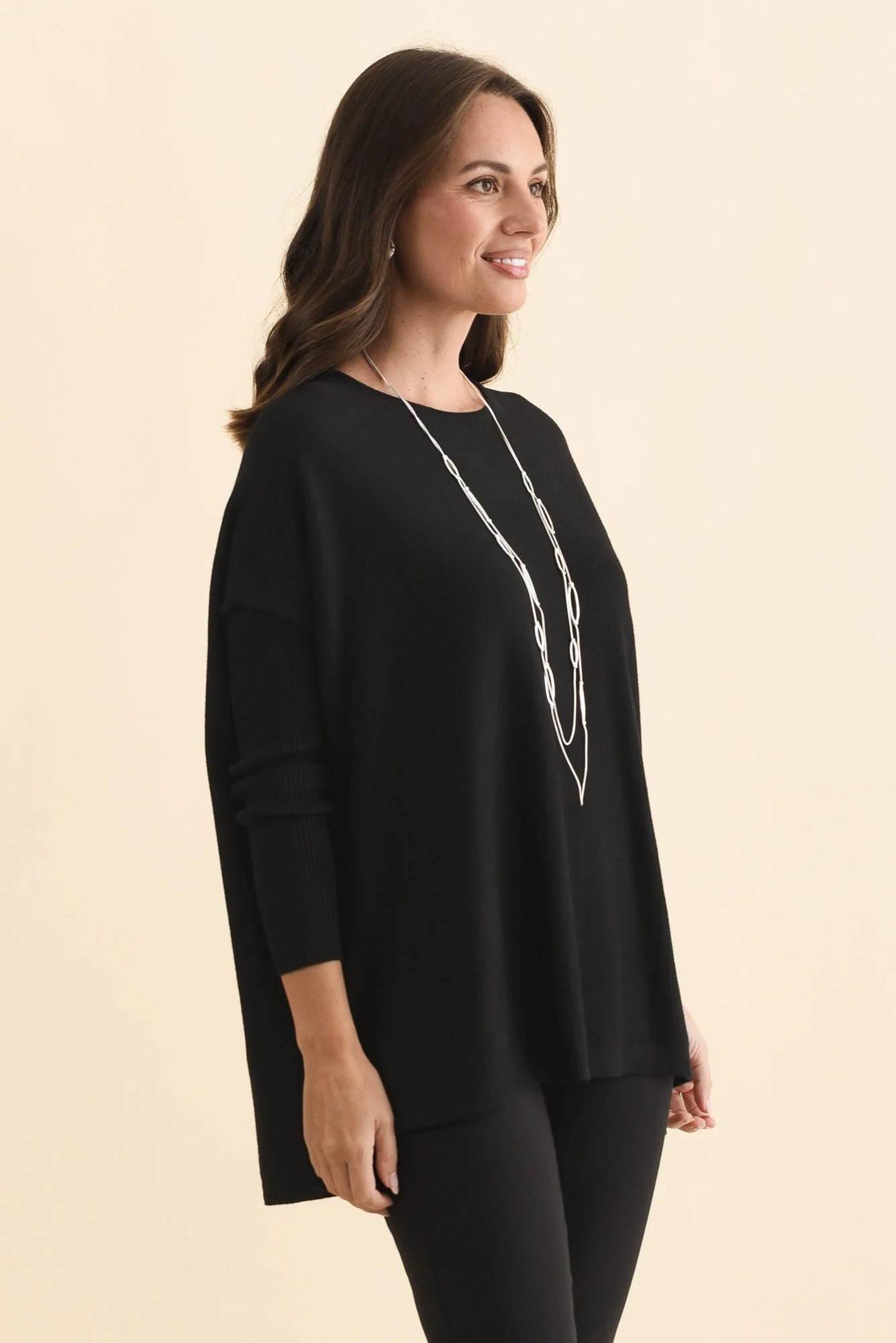 Blakely Black Batwing Jumper - Image 3