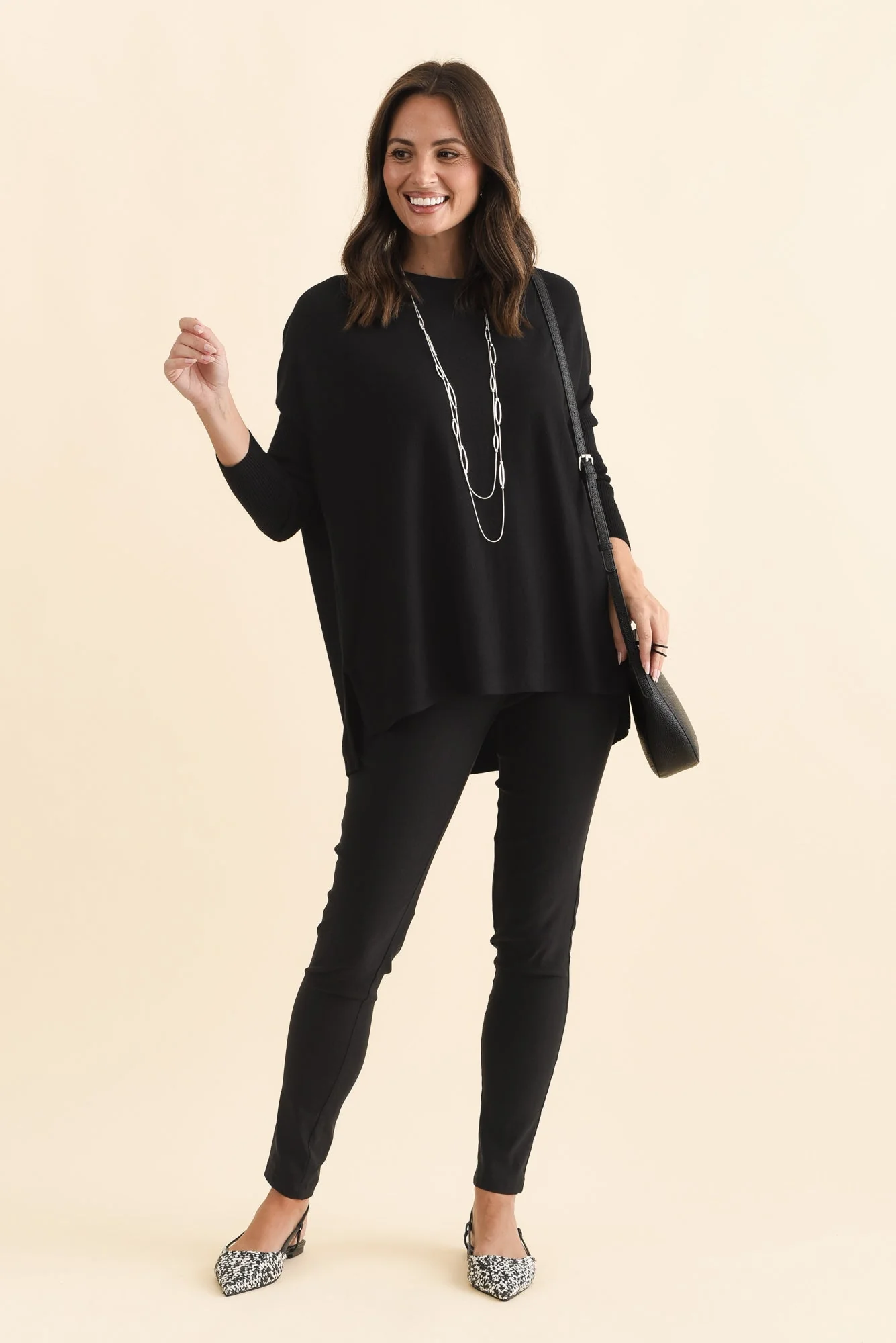 Blakely Black Batwing Jumper - Image 6
